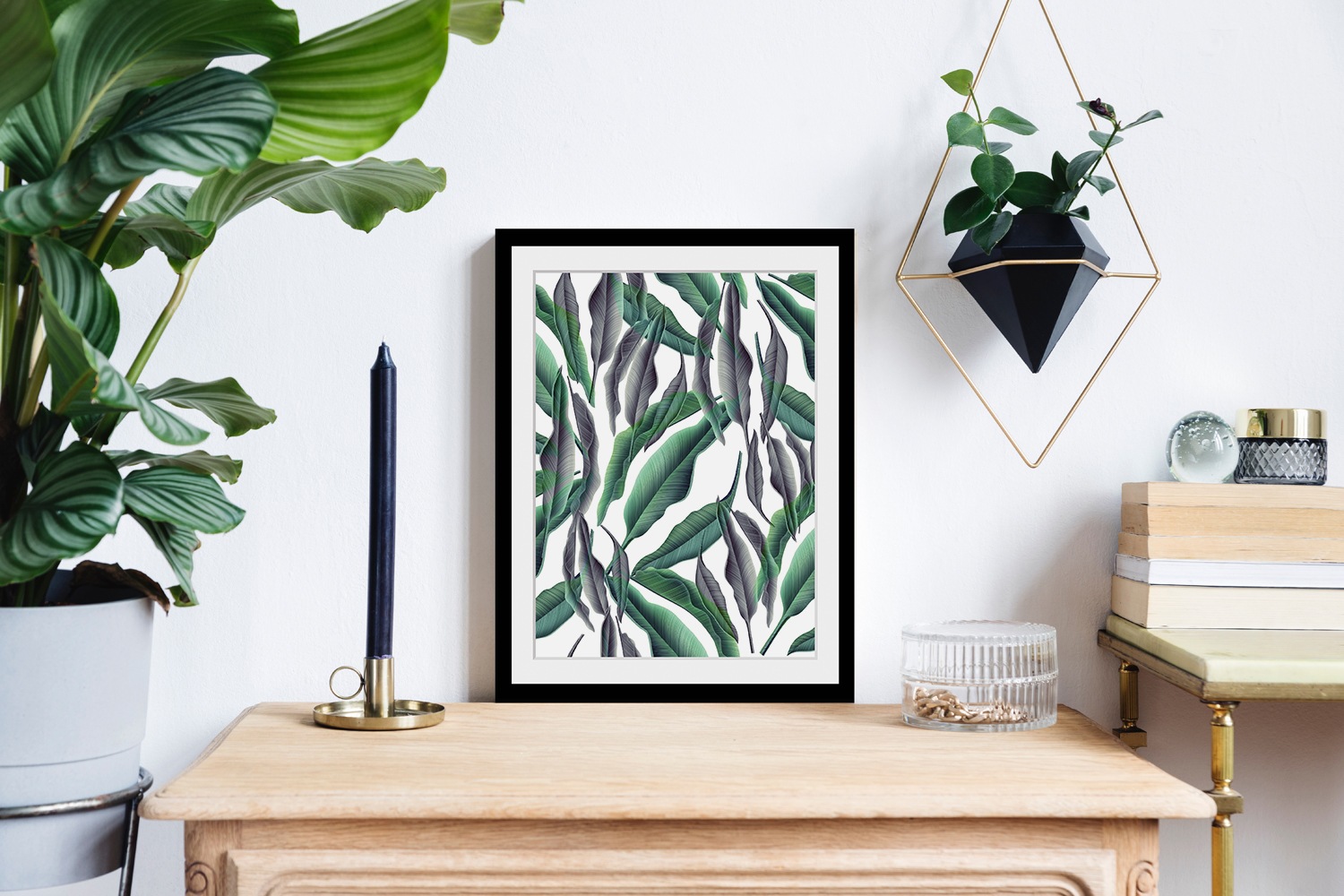 queence Bild »Julia«, Blätter-Pflanzen-Pflanzenbilder-Kunst, HD Premium Pos günstig online kaufen