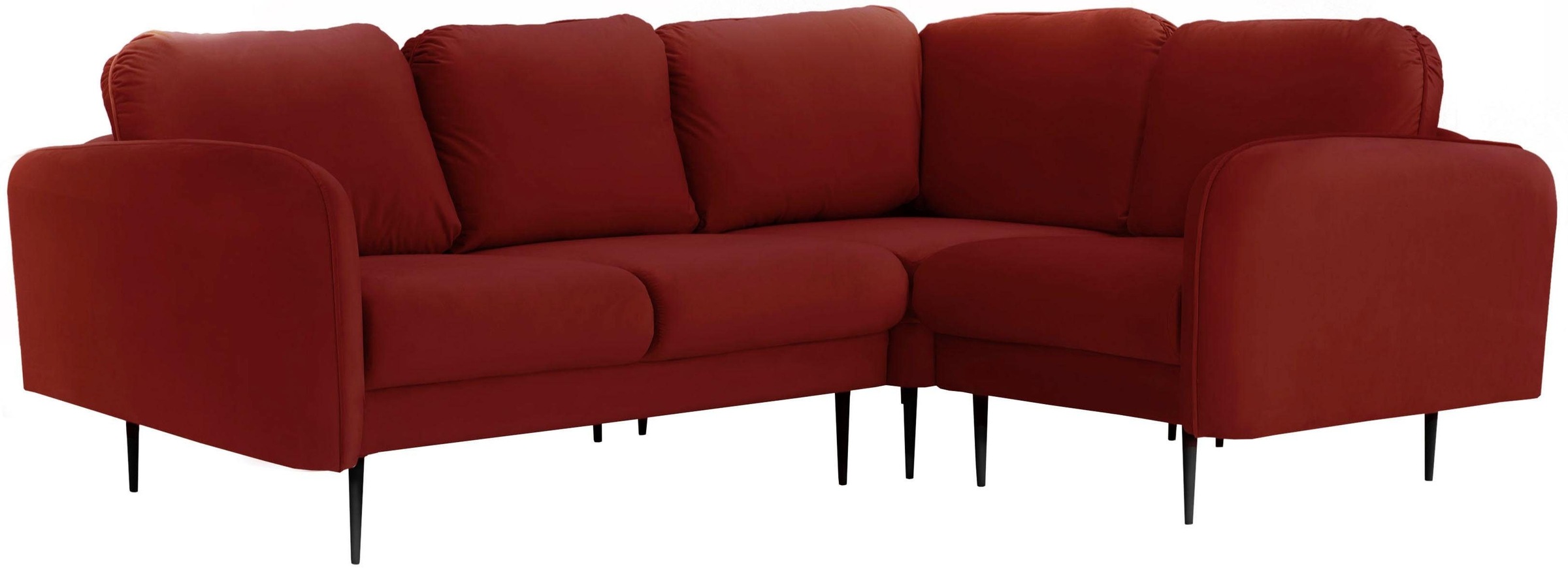 Home affaire Ecksofa »Skidi L-Form« mit losen Rückenkissen und Keder oben a günstig online kaufen