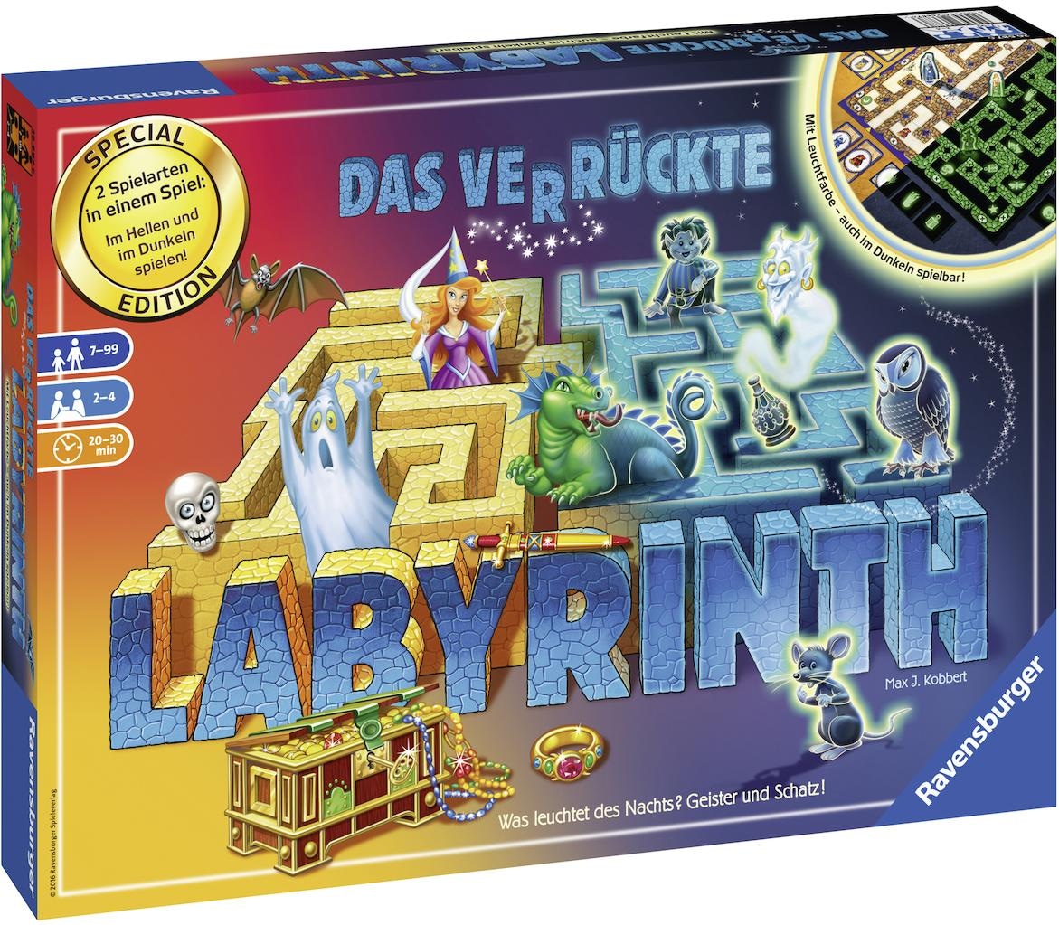 Ravensburger Spiel »Das verrückte Labyrinth - 30 Jahre Jubiliäumsedition«, Made in Europe