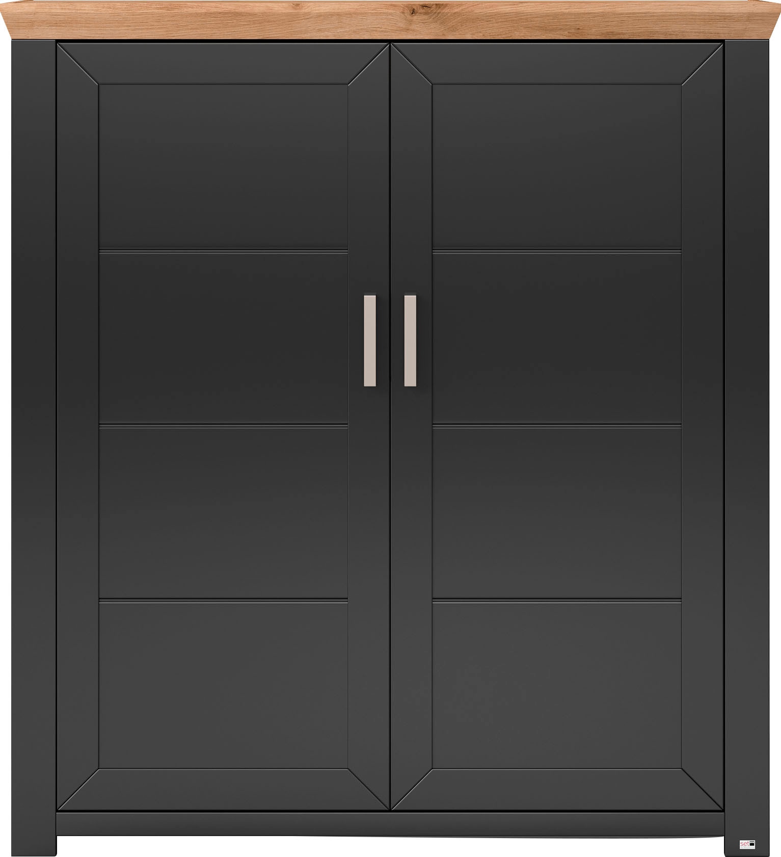 set one by Musterring Highboard »York«, Typ 19, mit 3 Schubkästen und Flaschenregal, Landhausstil, B 129cm