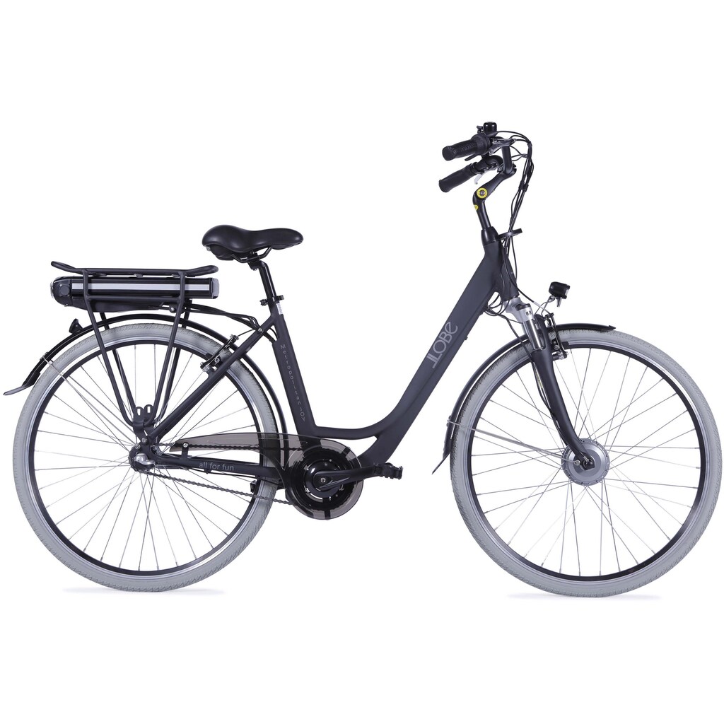 LLobe E-Bike »Metropolitan JOY 2.0, 13Ah«, 7 Gang, Shimano, Frontmotor 250 W