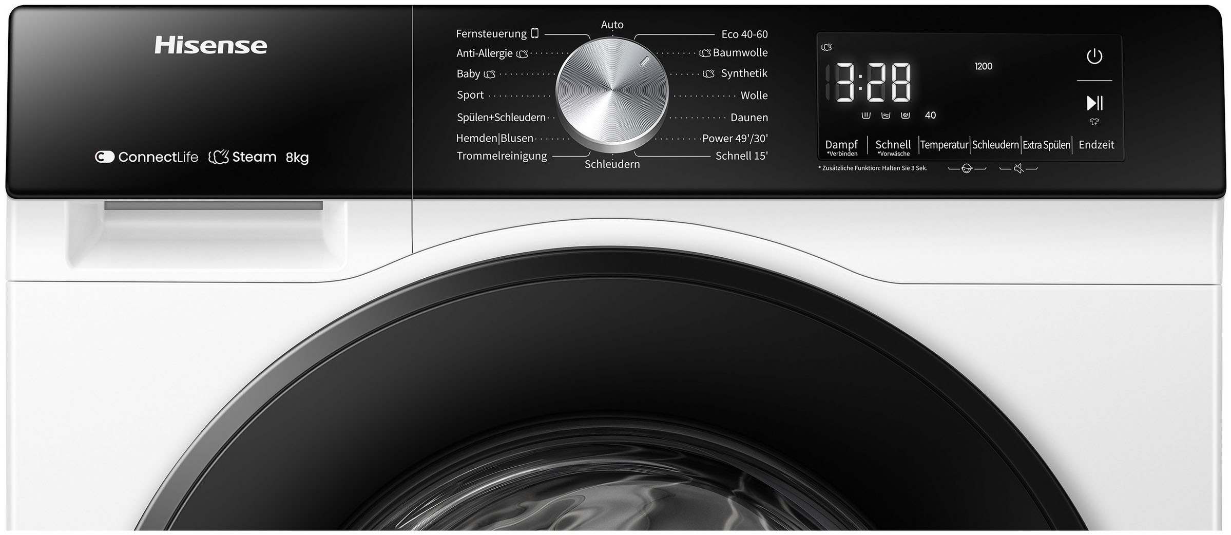 Hisense Waschmaschine »WF3S8043BW3« 8 kg 1400 U/min Wifi-ConnectLife