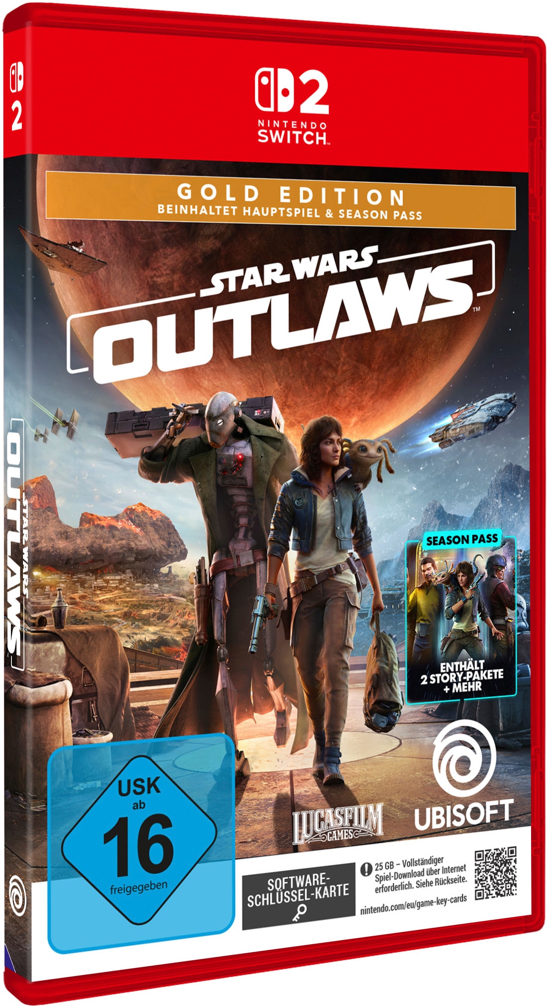 UBISOFT Spielesoftware »Star Wars Outlaws Gold Edition - Switch 2 Edition«, Nintendo Switch 2