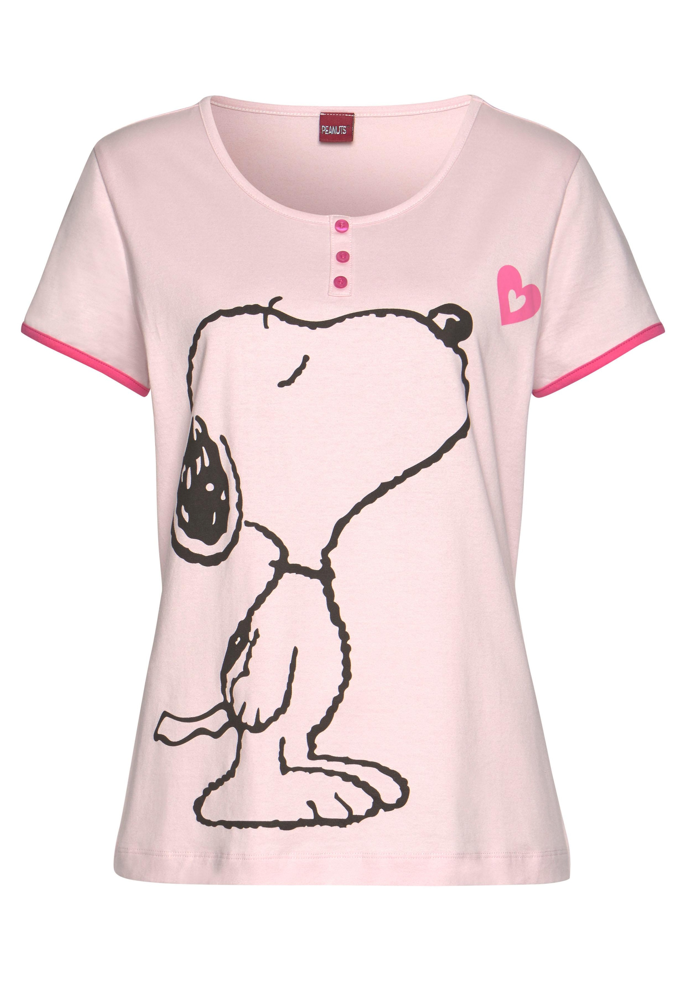 Peanuts Shorty, (2 tlg.), mit Snoopy-Herz-Print