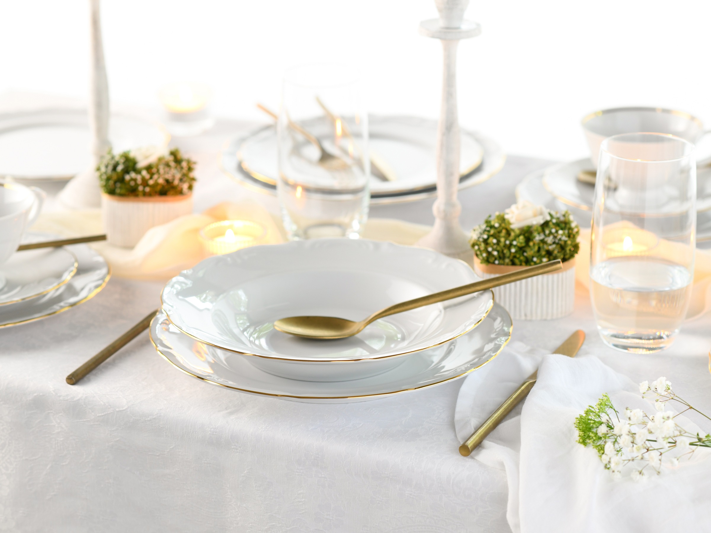 CreaTable Tafelservice »Maria Theresia, Tafel-Service 12-tlg« Traditionelle günstig online kaufen