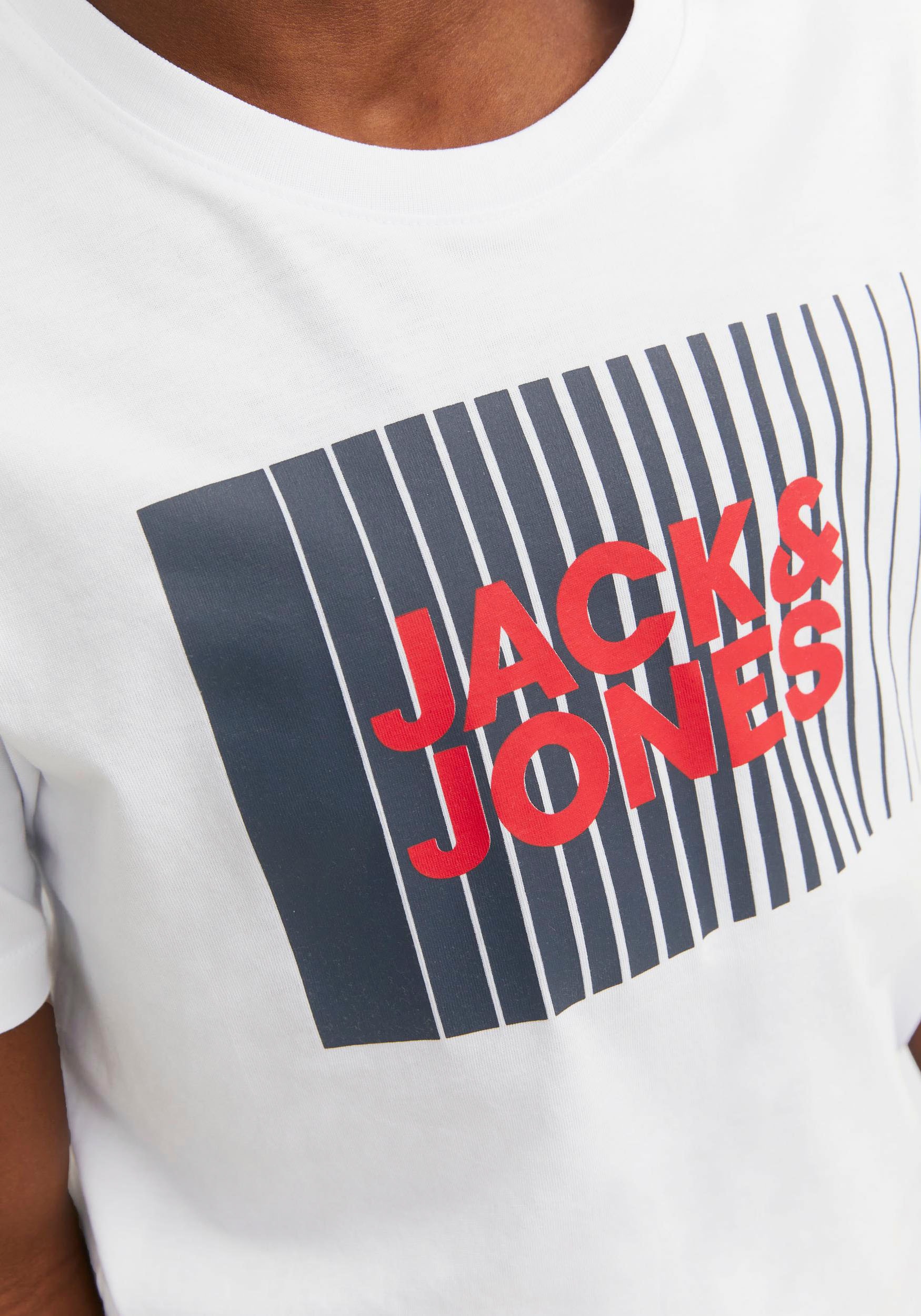 Jack & Jones Junior Kurzarmshirt »JJECORP LOGO TEE PLAY SS O-NECK NOOS JNR«