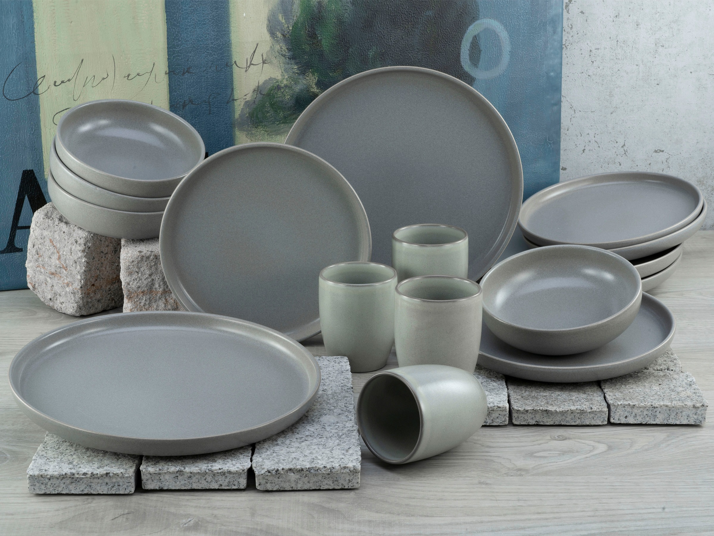 CreaTable Kombiservice »Uno«, (Set, 16 tlg., Kaffeeservice und Tafelservice günstig online kaufen