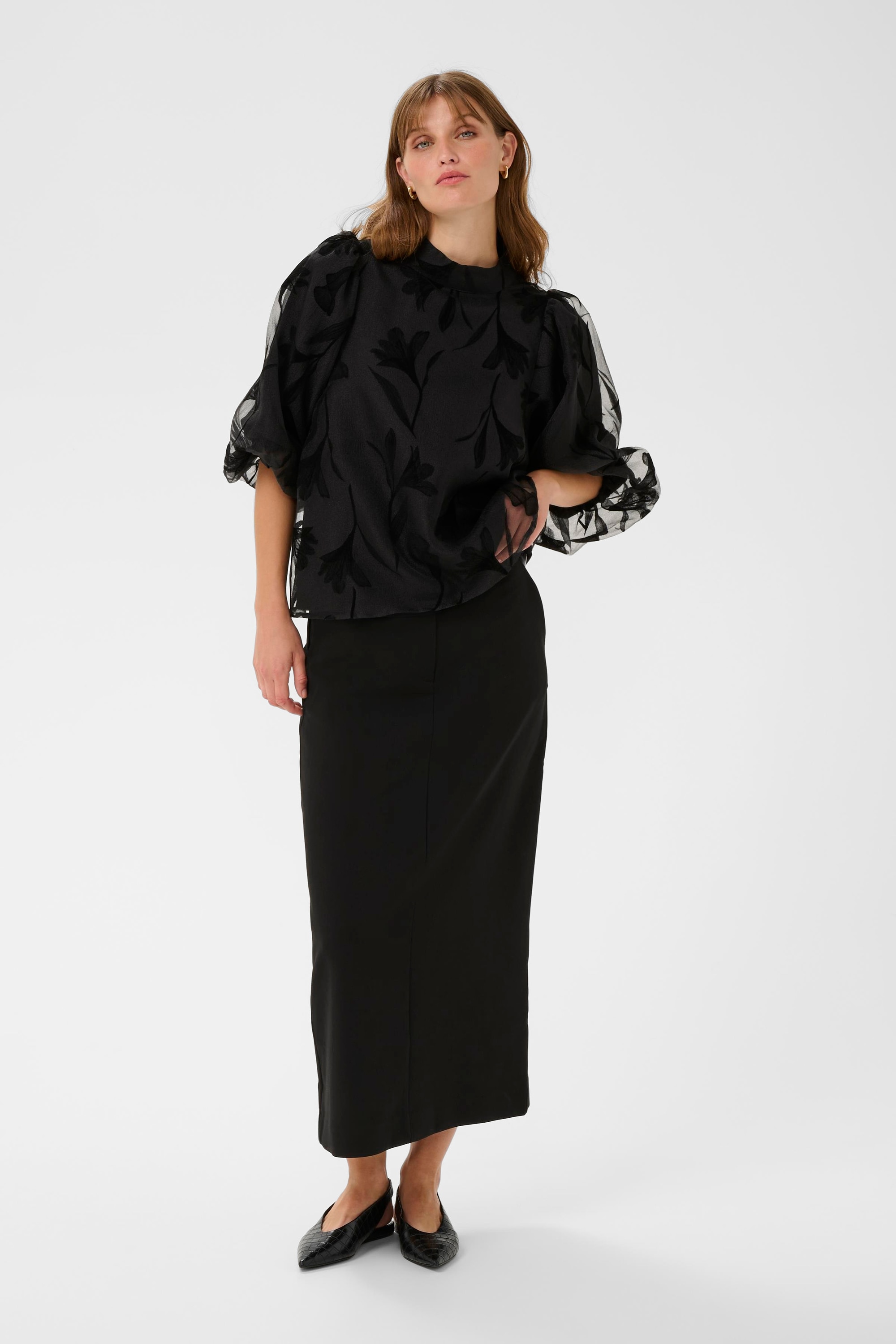 SOAKED IN LUXURY Kurzarmbluse »Bluse kurzarm SLPhilomena«