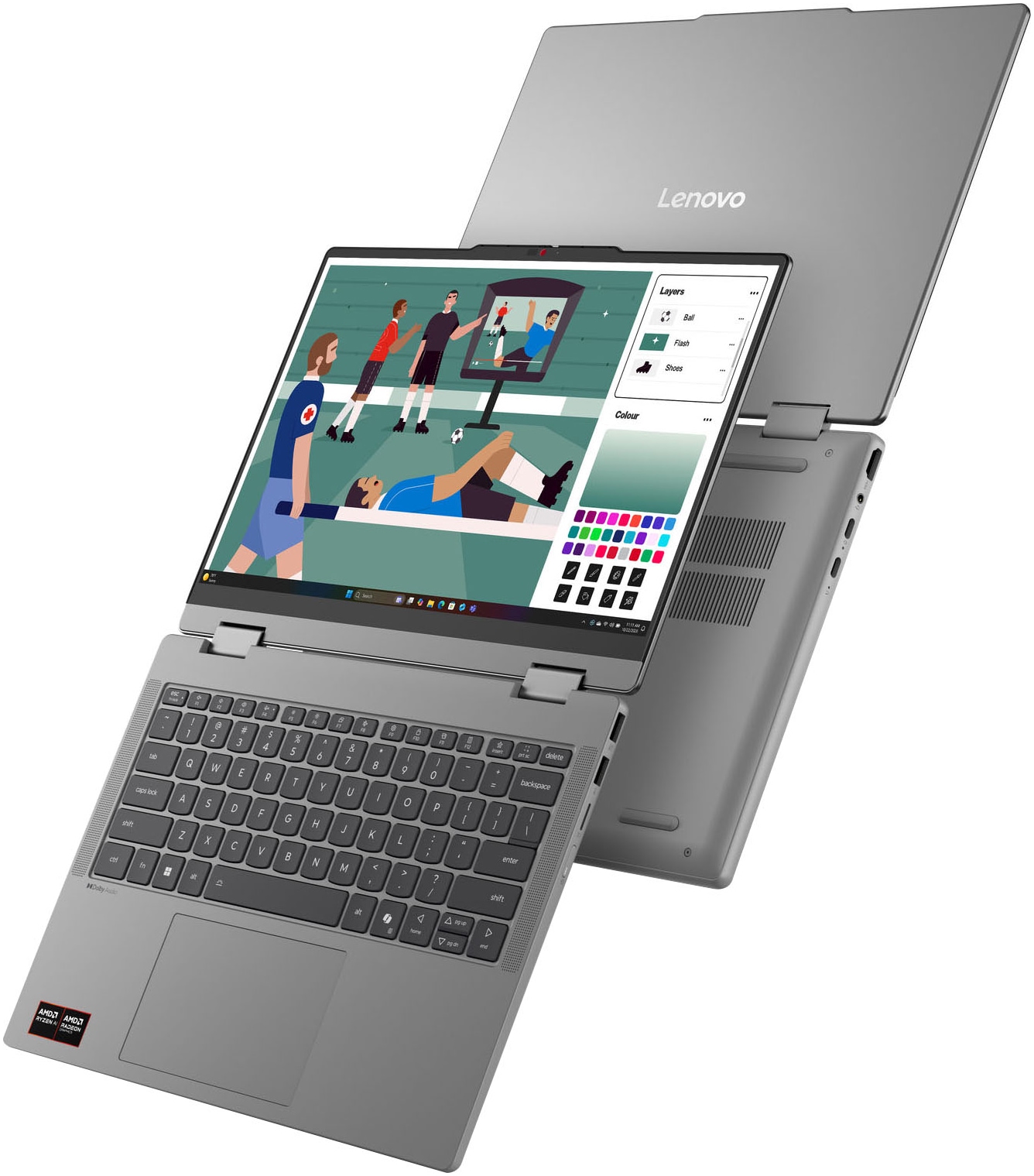 Lenovo Convertible Notebook »IdeaPad 5 2-in-1 14AGP11« 35,56 cm / 14 ″ AMD Ryzen™ AI 5 Radeon 840M 512 GB SSD