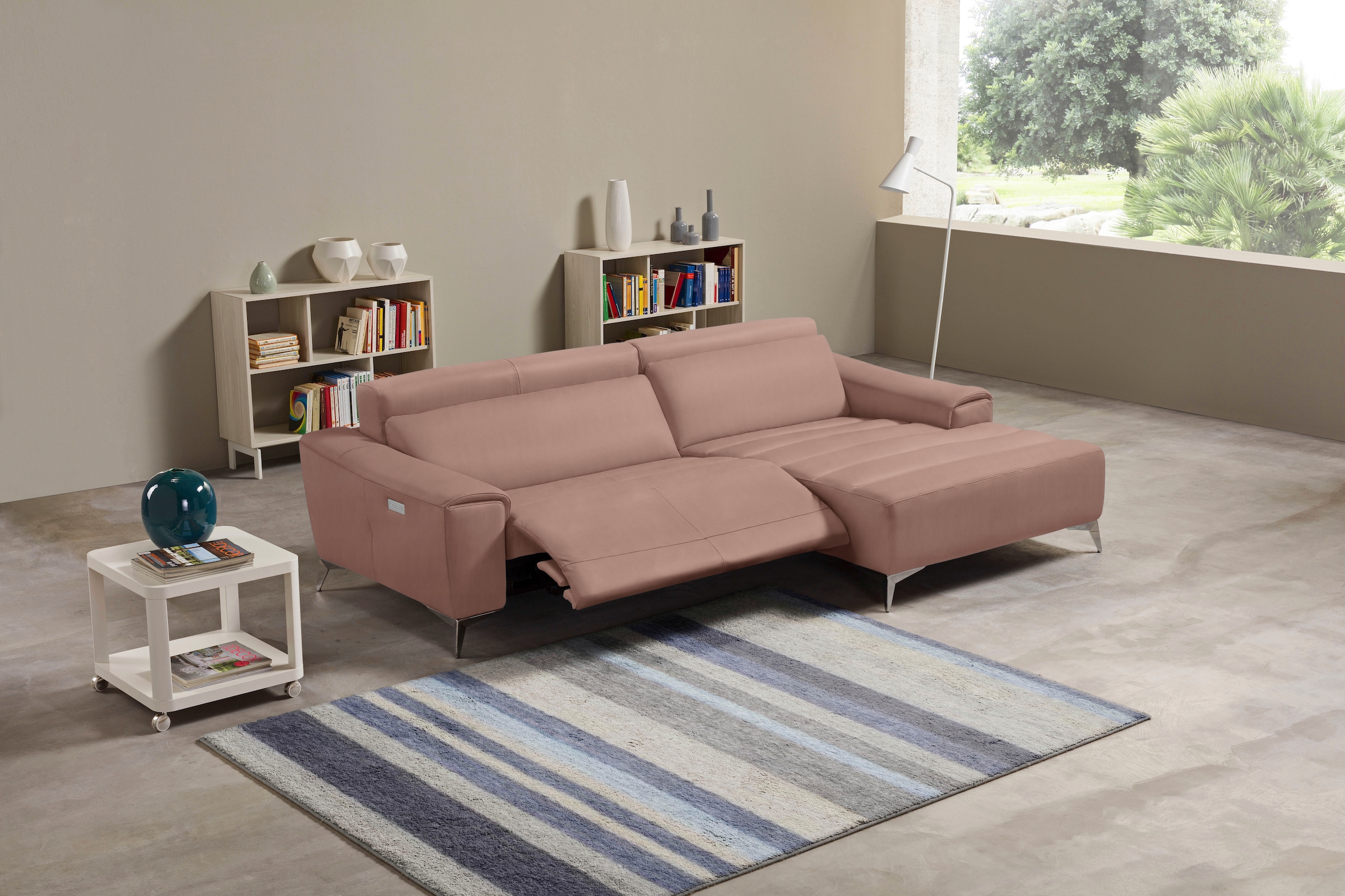 Egoitaliano Ecksofa "Suzette, Designsofa mit hohem Sitzkomfort", mit Recami günstig online kaufen