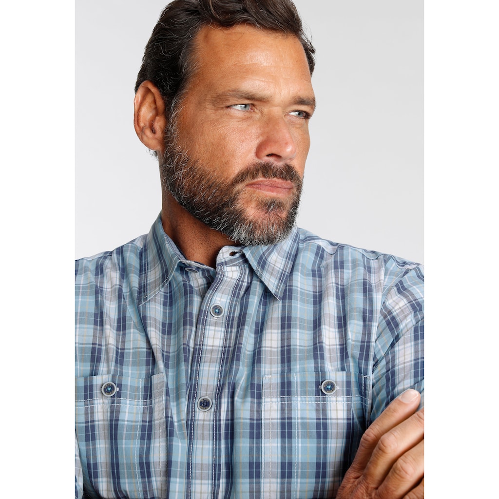 Man's World Kurzarmhemd, mit Brusttaschen