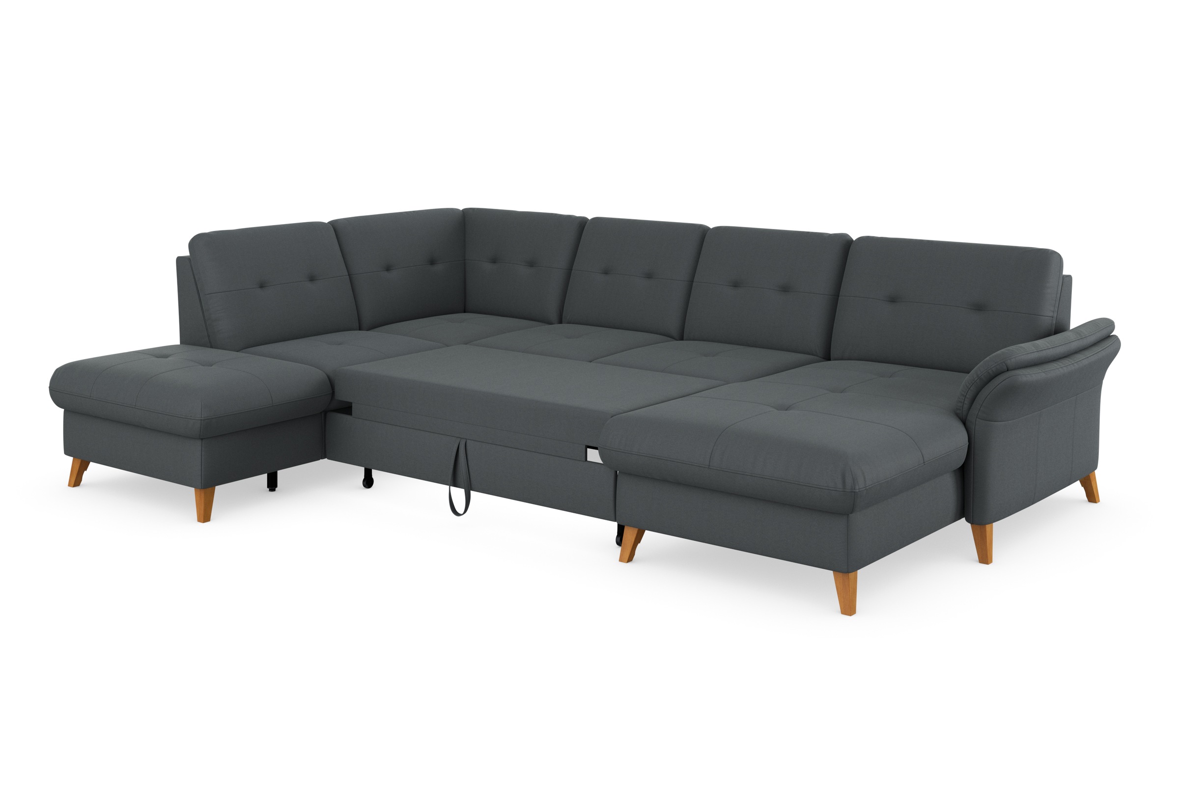 sit&more Wohnlandschaft »Göteborg«, inkl. Sitztiefenverstellung, wahlweise mit Bettfunktion & Bettkasten