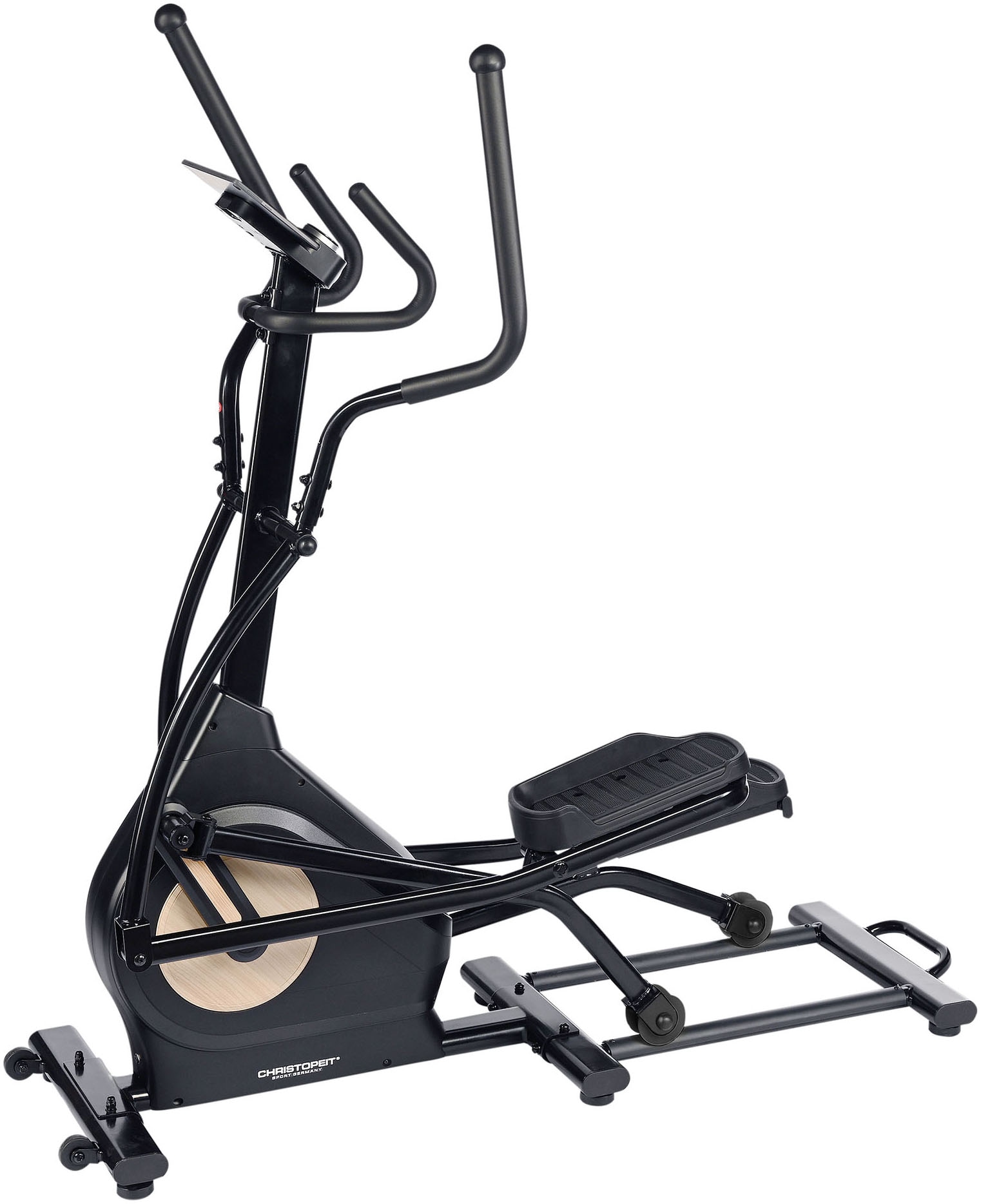 Christopeit Sport® Crosstrainer-Ergometer »Fit Wheel Pro«, (Flüsterleise, gelenkschonend, Kinomap-App kompatibel), Schwungmasse ca. 12 kg, 32 Widerstandsstufen