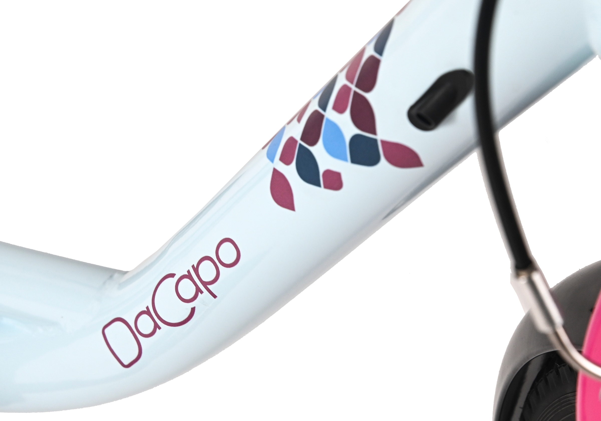 Dacapo Kinderfahrrad »20" Cindy Blau 1 Gang RH 27 cm mit Beleuchtung - Ab 6 Jahre« 1 Gang ohne Schaltung