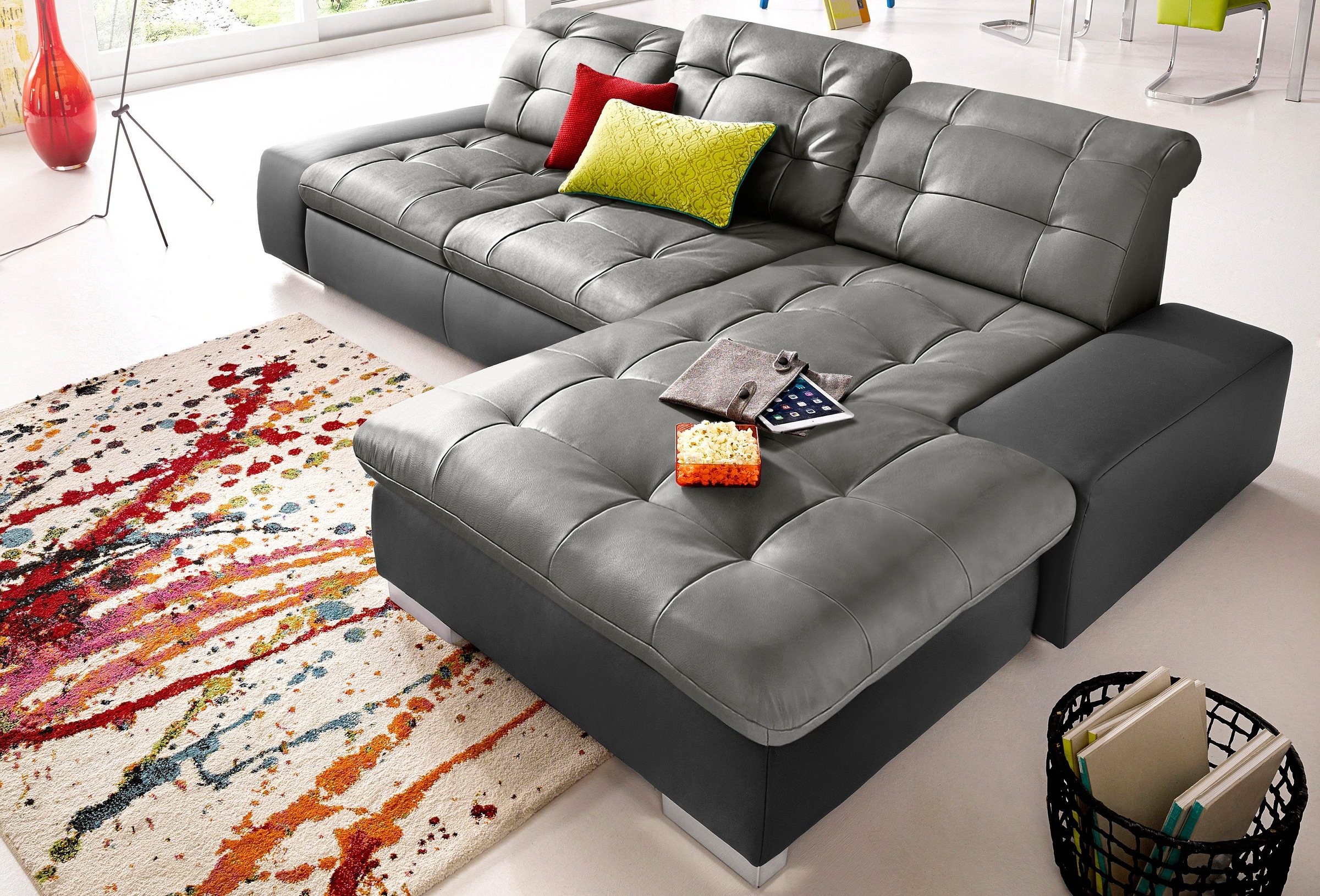 sit&more Ecksofa »Palomino L-Form«, wahlweise XL oder XXL und mit Bettfunkt günstig online kaufen