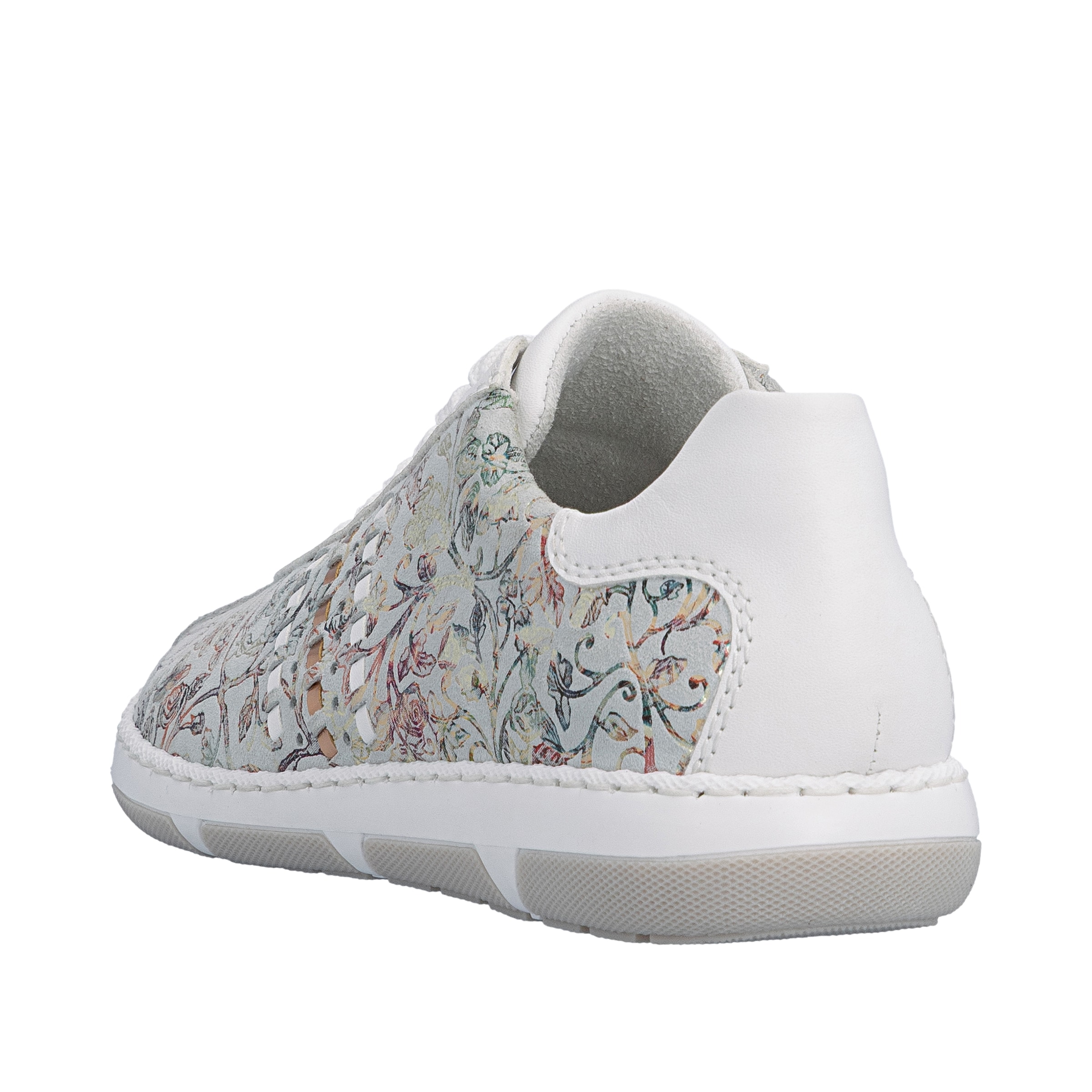 Rieker Sneaker  Schnürschuh, Halbschuh, Freizeitsneaker mit floraler Musterung