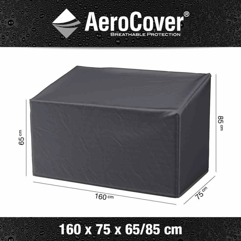 Aerocovers Gartenmöbel-Schutzhülle »Bankhülle 160x75xH65/85cm«