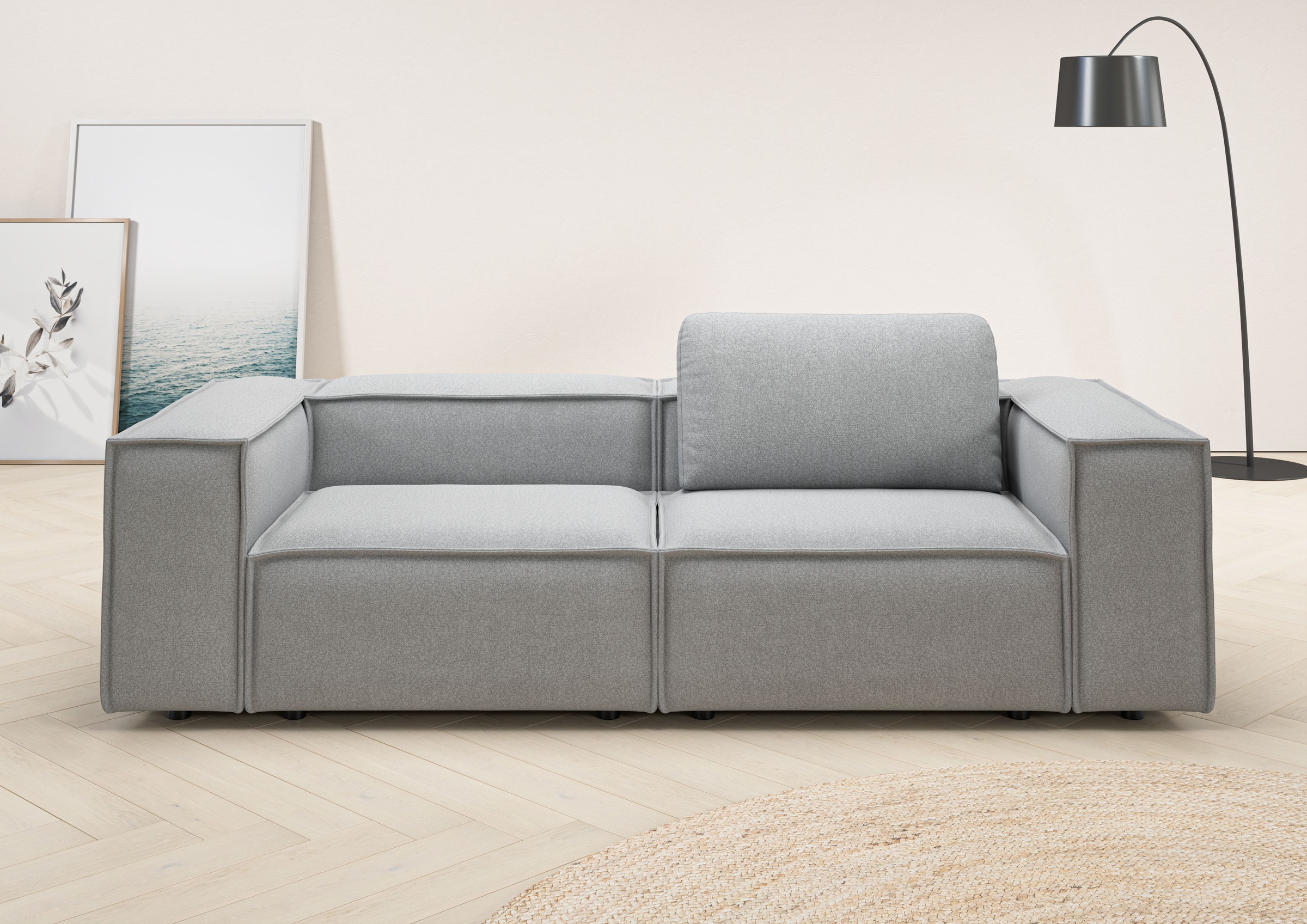 PLACES OF STYLE 2-Sitzer »Watertown, modernes Sofa 246 cm breit, auch in Fe günstig online kaufen