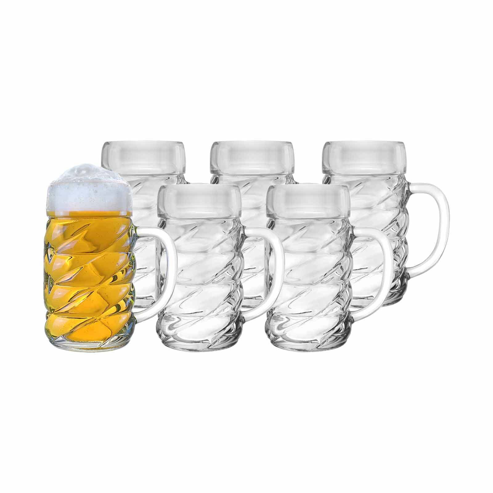 Stölzle Bierkrug »Bierkrüge Diamond 500 ml 6er Set transparent« günstig online kaufen