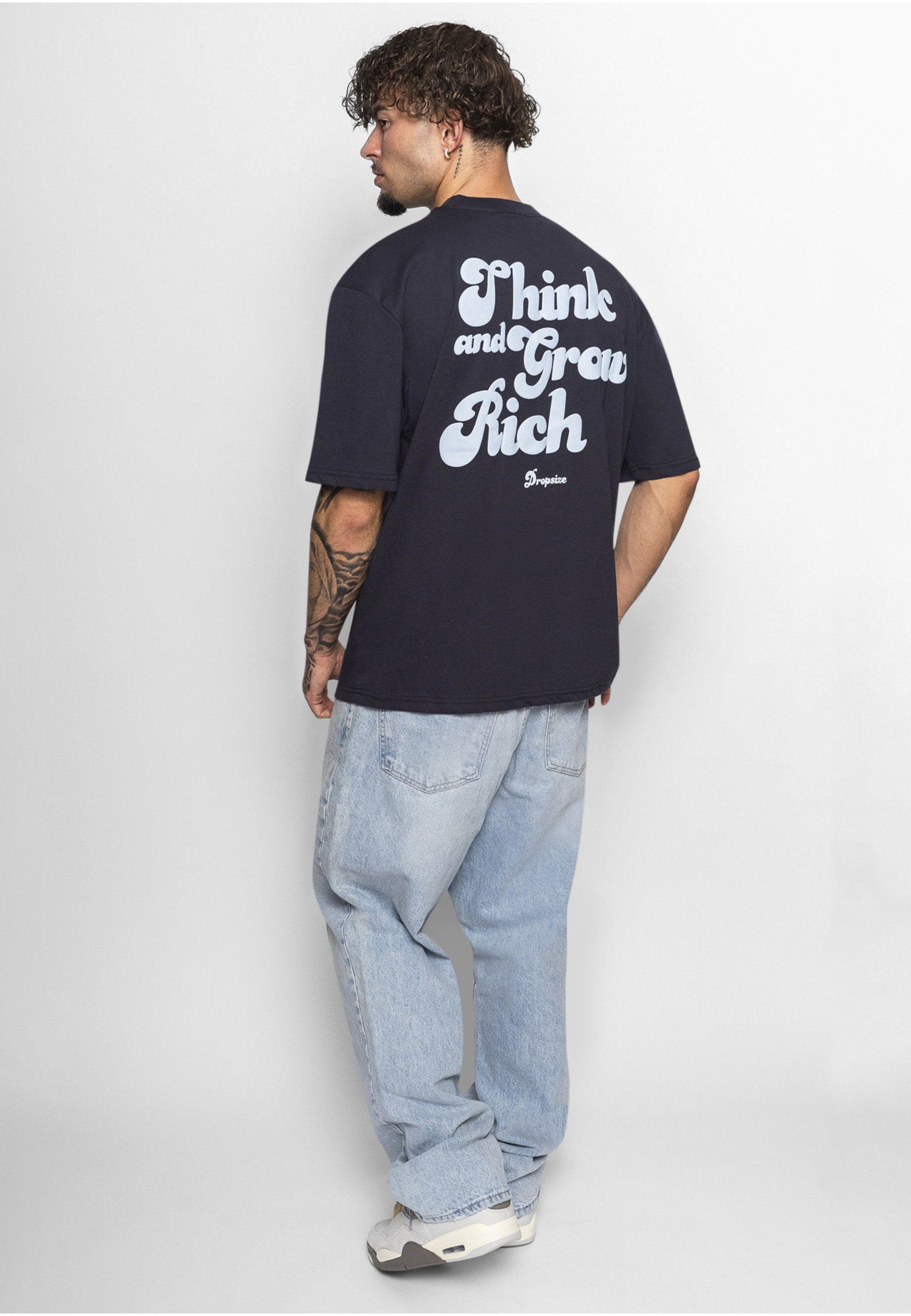 Dropsize T-Shirt »Dropsize Herren Heavy Grow Rich T-Shirt« 1 Stk.