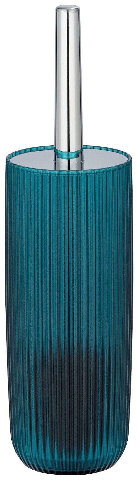 Wenko WC-Garnitur Agropoli Petrol Kunststoff 10 x 36,5 x 10 cm Petrol günstig online kaufen