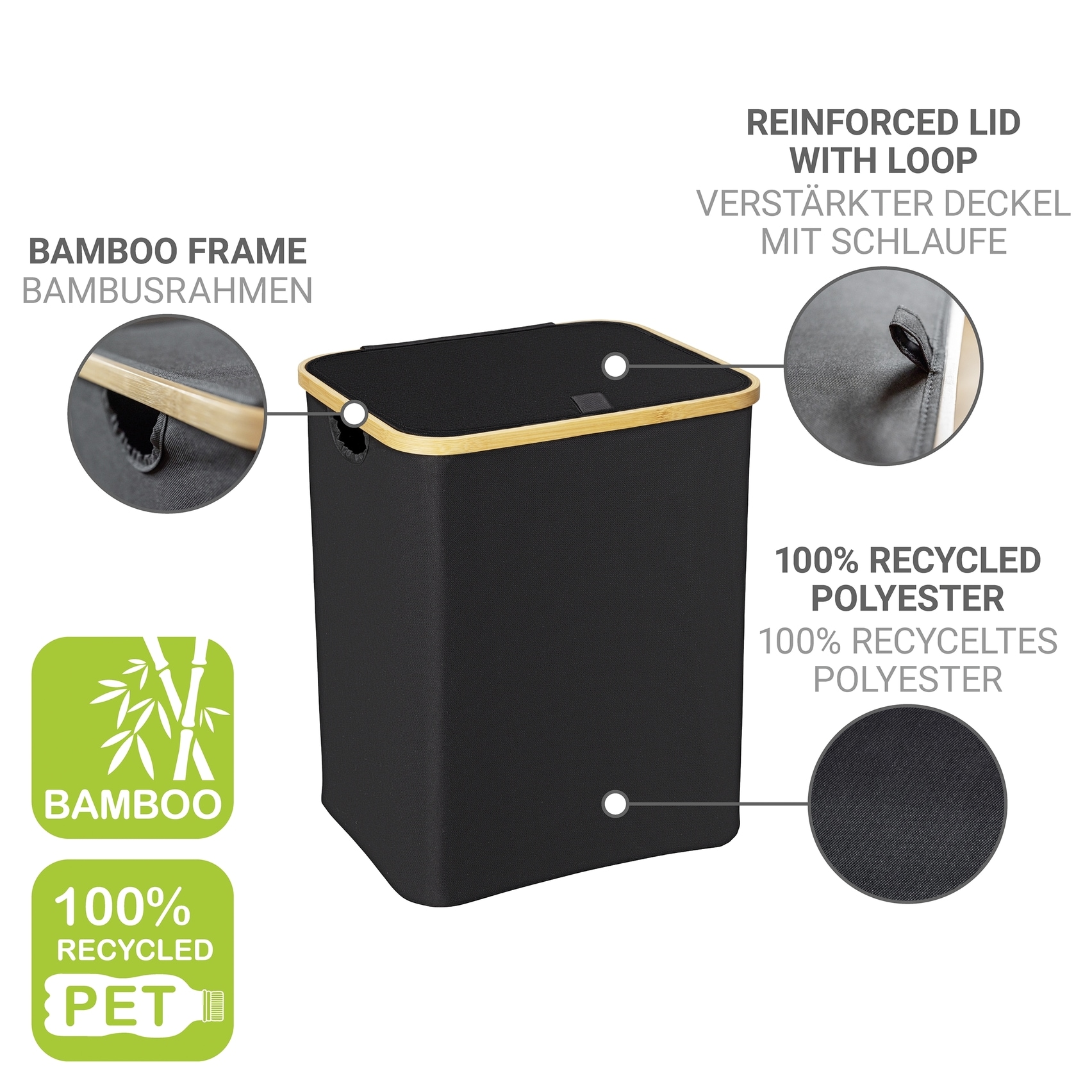 WENKO Wäschetruhe »Ecori«