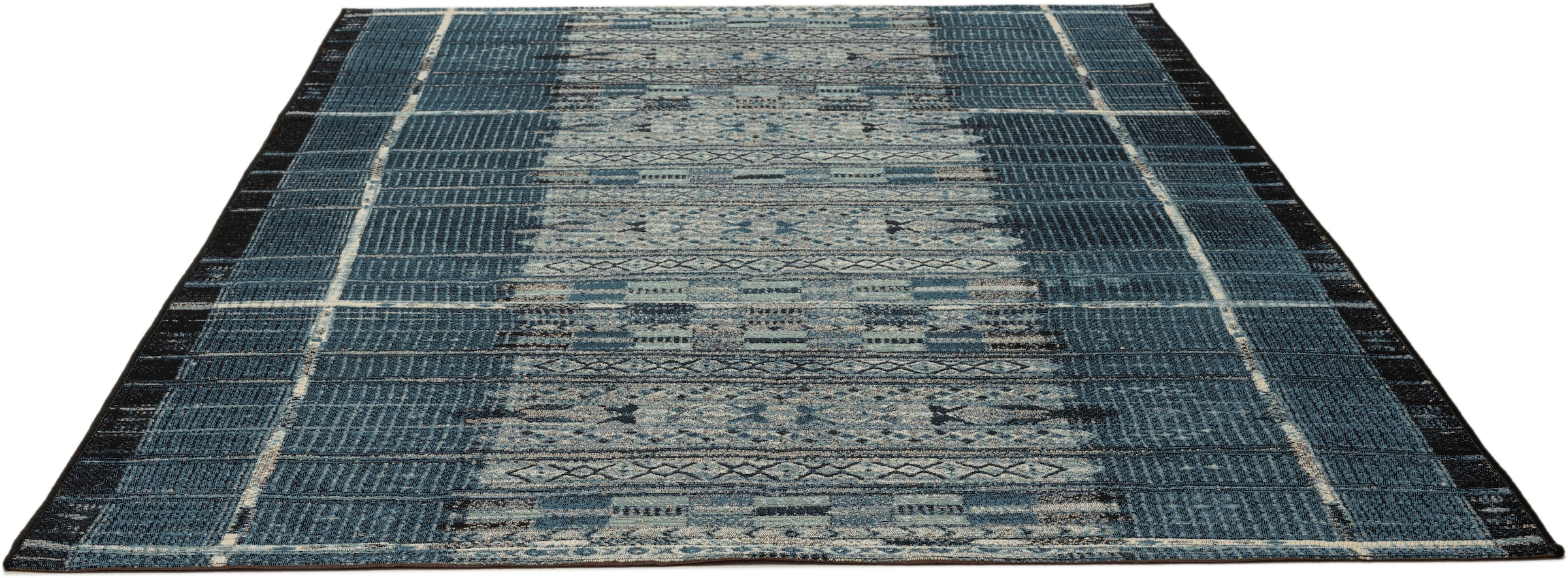 Gino Falcone Teppich »Outdoor-Africa 38«, rechteckig, 5 mm Höhe, Flachgewebe, Ethno Style, In- und Outdoor geeignet