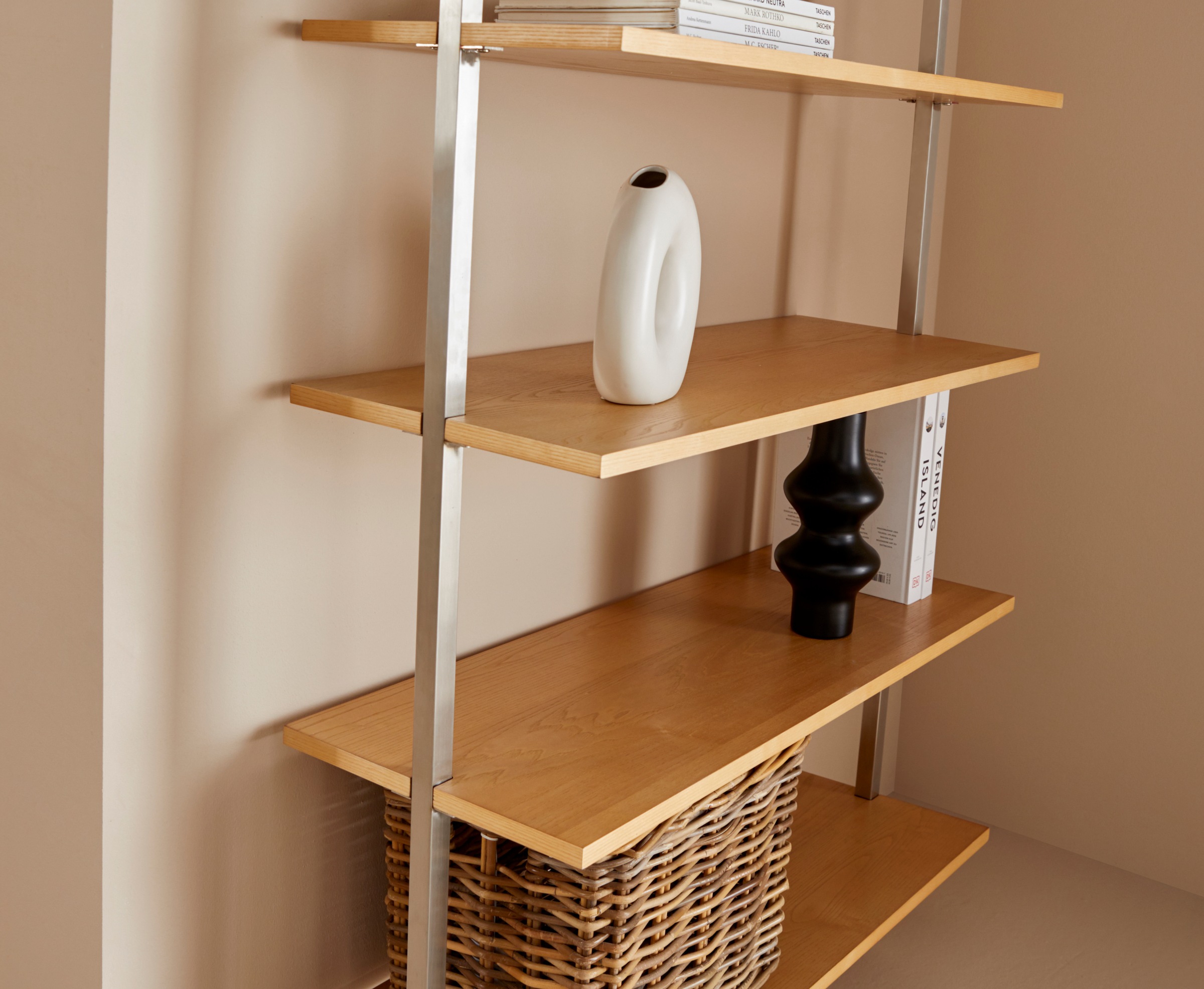 LeGer Home by Lena Gercke Schreibtischlampe »Amara, Tischlampe mit Schnurschalter exkl 1x E27 max 40W, Stoffschirm«, 1 flammig, Leuchtmittel E27 | Leuchtmittel wechselbar, Keramik Fuß, Schirm beige Kegelform, Höhe 29cm Ø 25cm Nachttischlampe