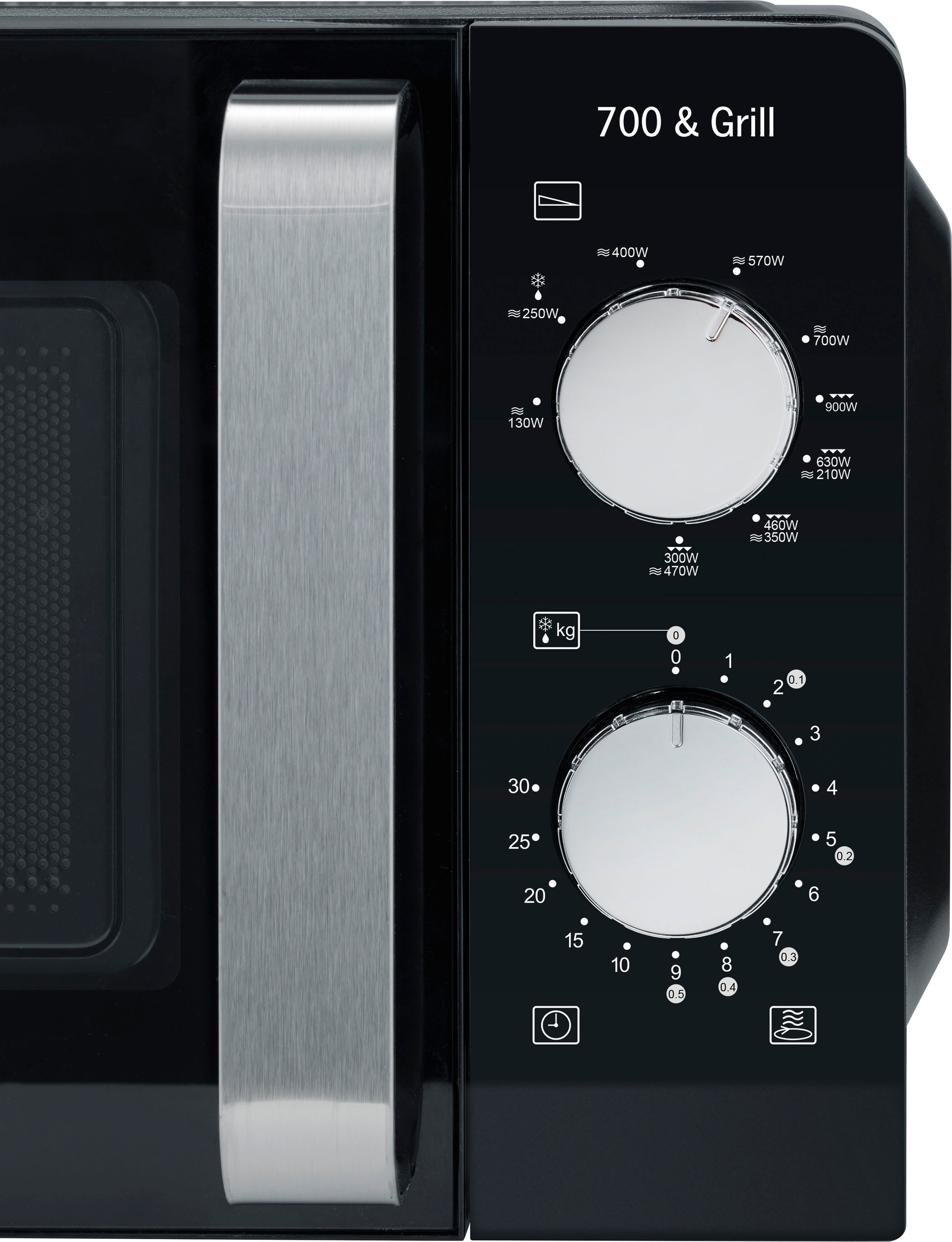 Severin Mikrowelle »MW 7781, mit Grillfunktion 2-in-1«, Grill-Mikrowelle, 1100 W, Kompaktes und schmales Design, Mikrowelle und Grill sind kombinierbar