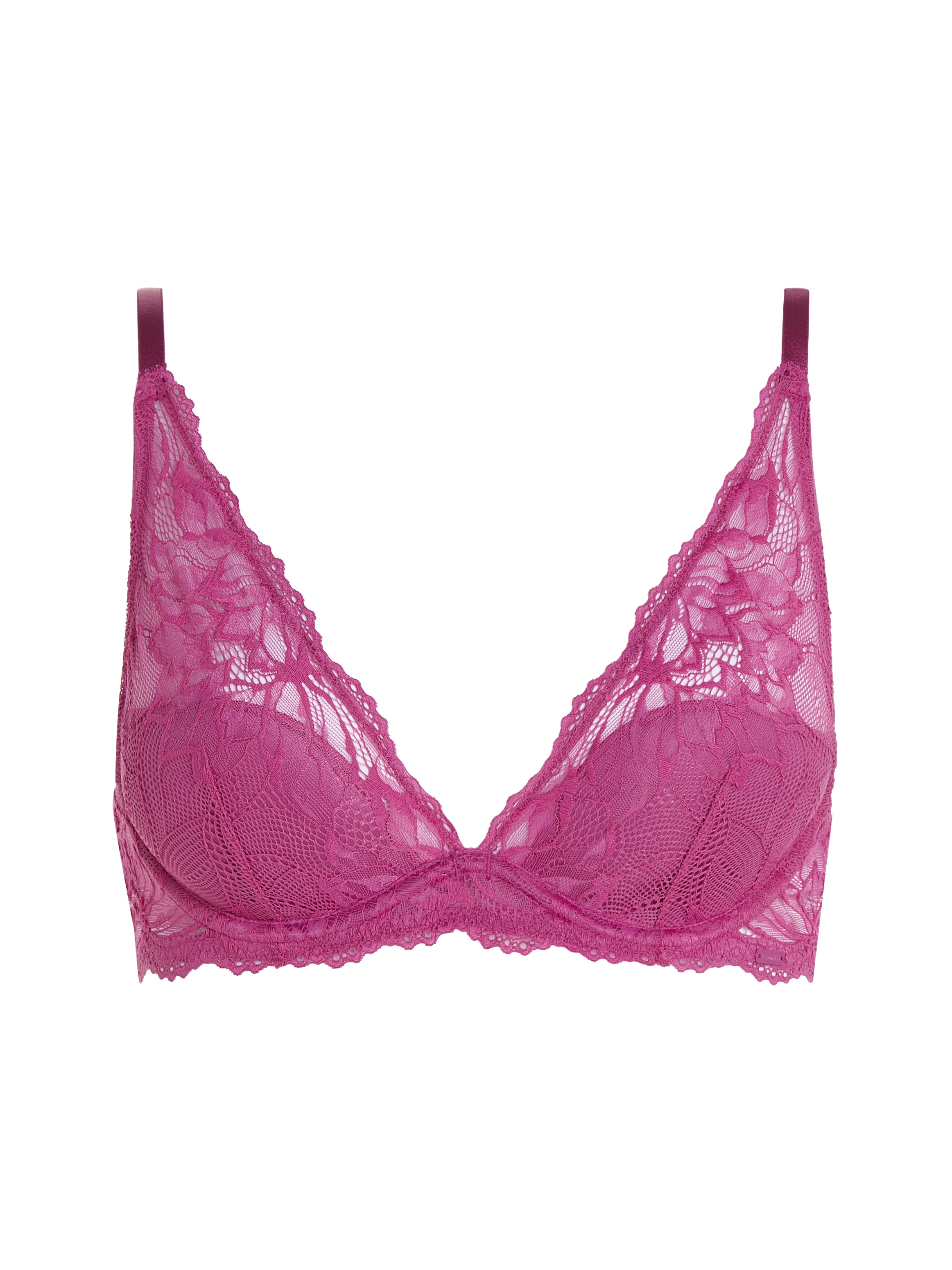 Calvin Klein Underwear Bügelloser BH »LIGHTLY LINED PLUNGE«, aus Spitze