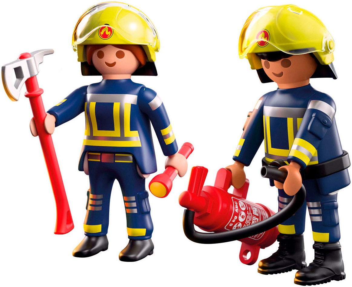 Playmobil® Konstruktions-Spielset »Feuerwehr (71885), Duo Pack«, (10 St.), Made in Europe
