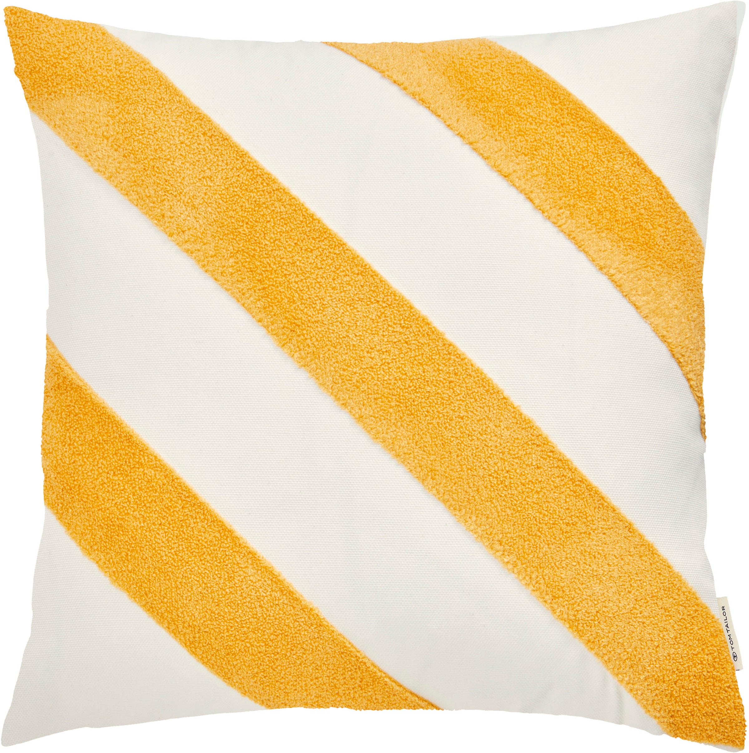 TOM TAILOR HOME Kissenbezüge »Diagonal« mit aufgestickten Effektstreifen günstig online kaufen