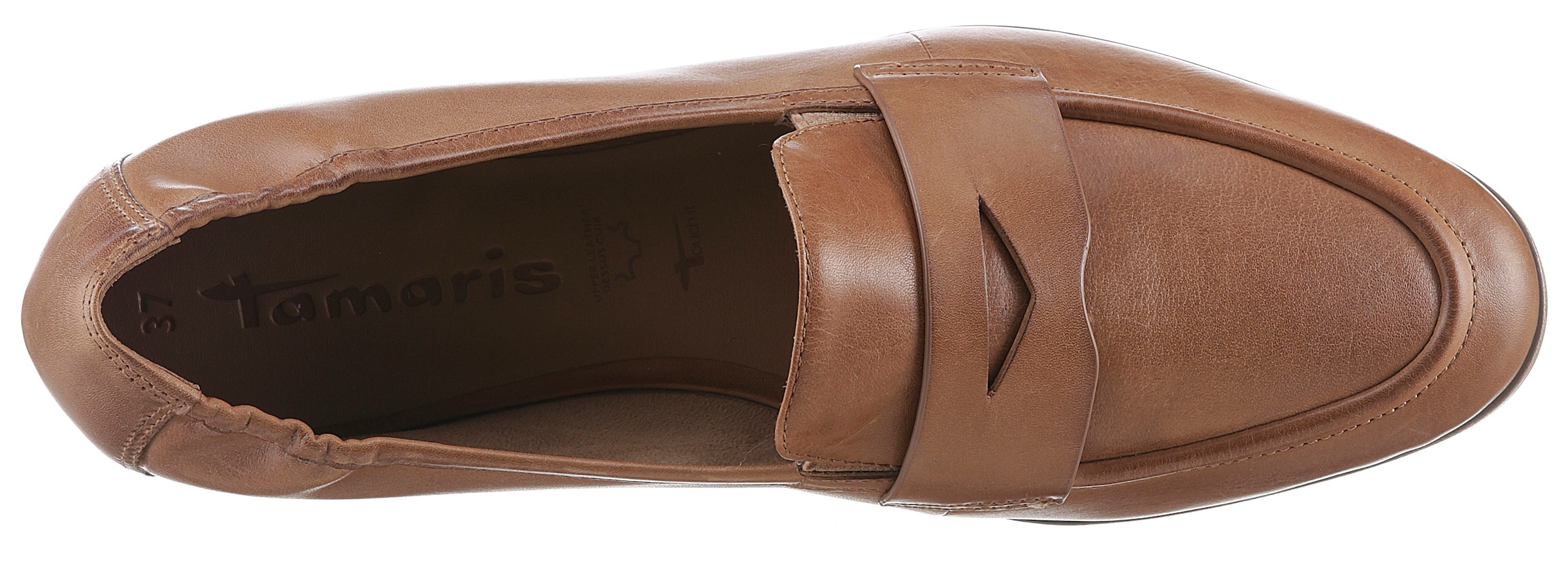 Tamaris Slipper, Blockabsatz, Businessschuh, mit klassischem Zierriegel