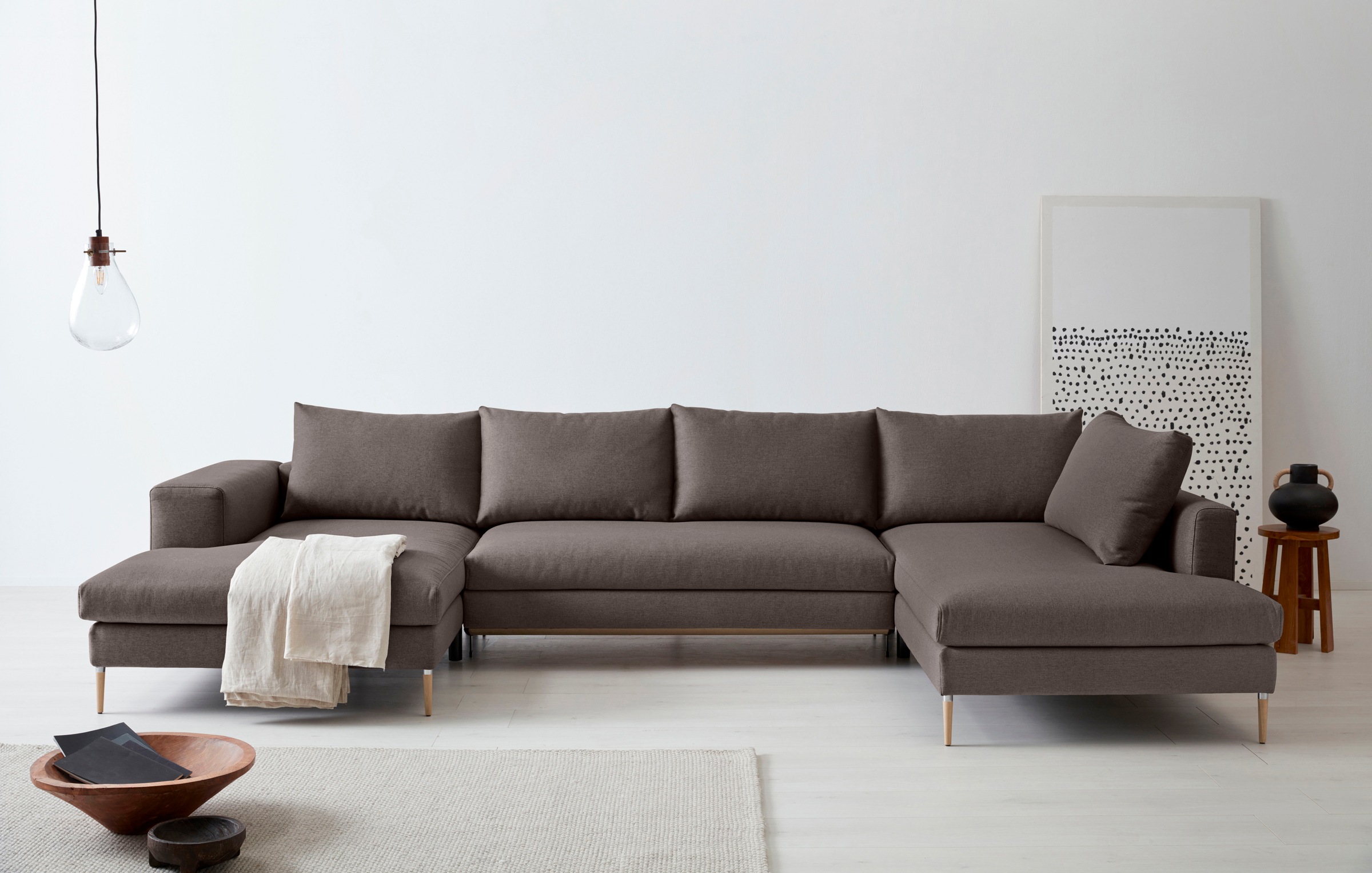 OTTO products Wohnlandschaft Finnja, U-Form günstig online kaufen
