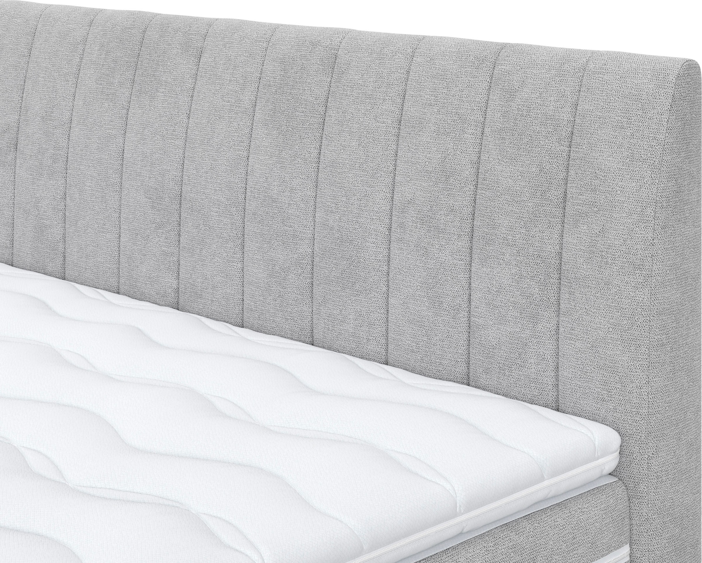 COTTA Boxspringbett »Shark inkl. Bettkasten und Topper«, erhältlich in den Breiten 140x200cm, 160x200cm und 180x200cm