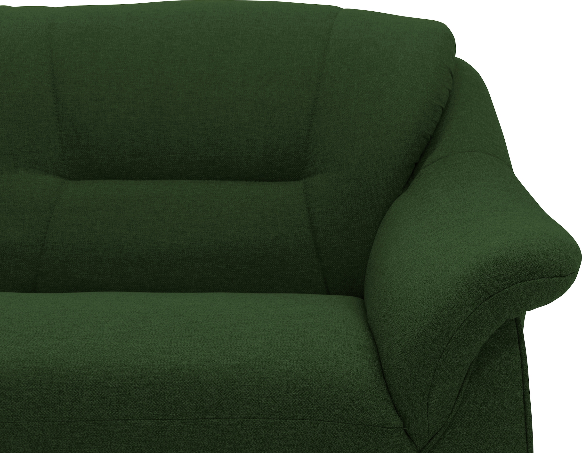 DOMO collection Ecksofa »Faenza für kleine Räume, Stellmaße 232,176cm, komfortabel, L-Form«, mit Ottomane, zeitlos, elegante Armlehnen, wahlweise mit Bettfunktion
