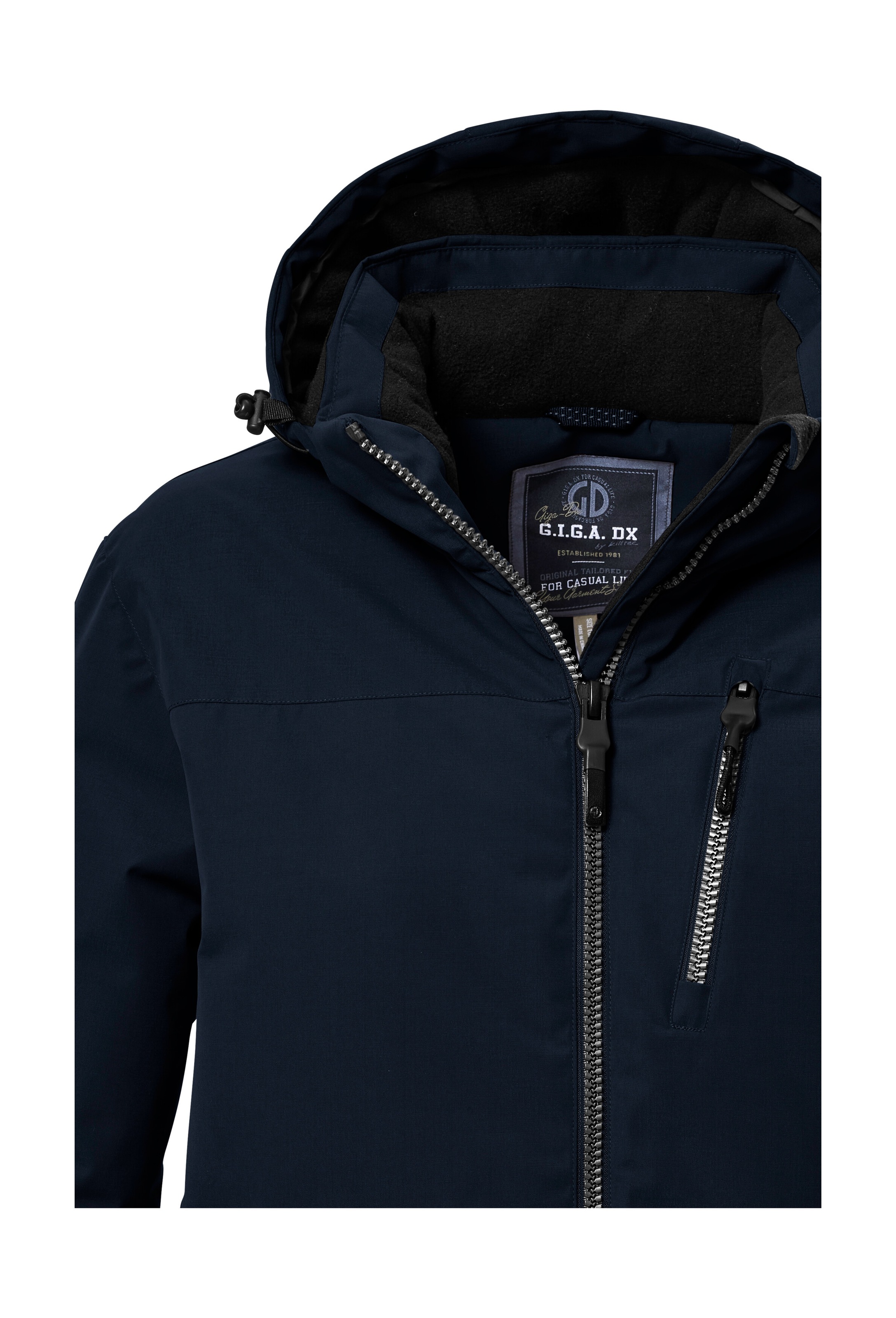 G.I.G.A. DX by killtec Funktionsjacke »GW 64 MN JCKT«, Wasserfeste, atmungsaktive Winterjacke mit verstellbarer Kapuze