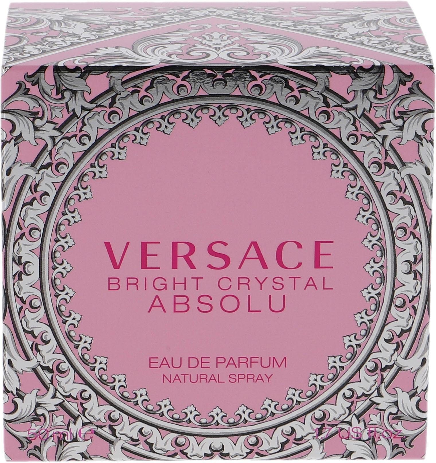 Versace Eau de Parfum »Versace Bright Crystal Absolu«, mit fruchtigem Auftackt