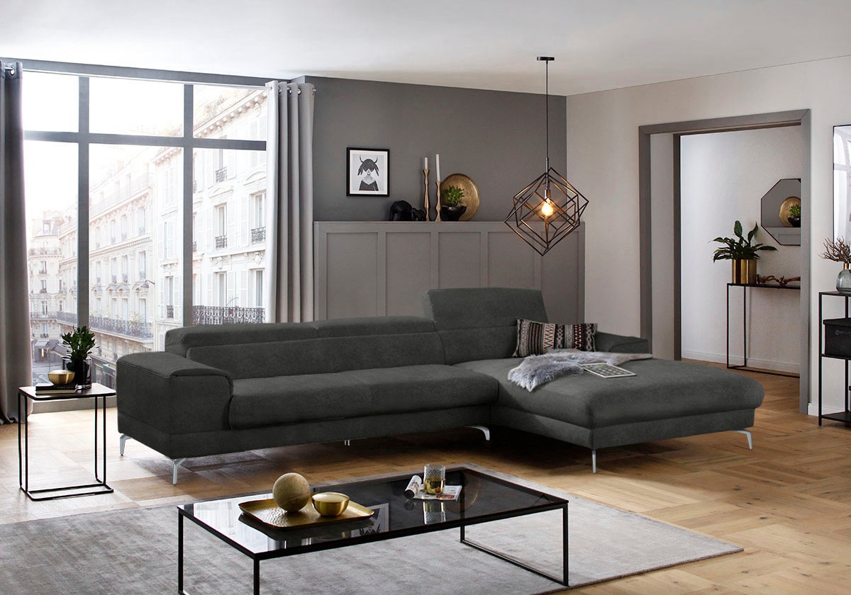 W.SCHILLIG Ecksofa piedroo, Designsofa mit tollem Sitzkomfort, bequem und e günstig online kaufen