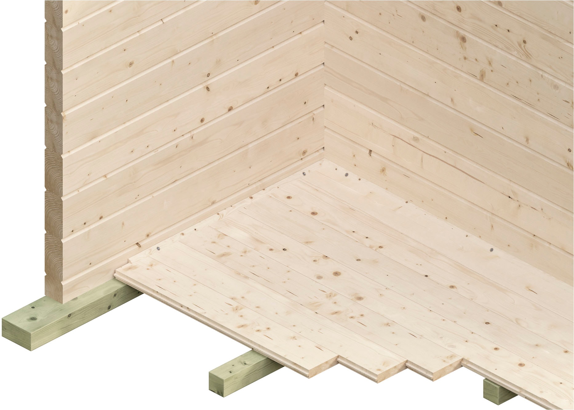 Skanholz Gartenhaus »Montreal 1«, mit Lattung