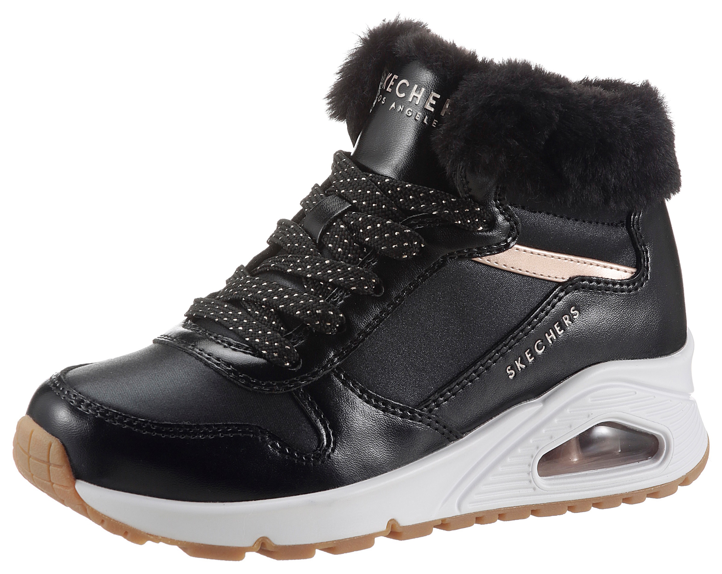 Skechers Kids Schnürboots »UNO-COZY ON AIR«, mit Air-Cooled Memory Foam