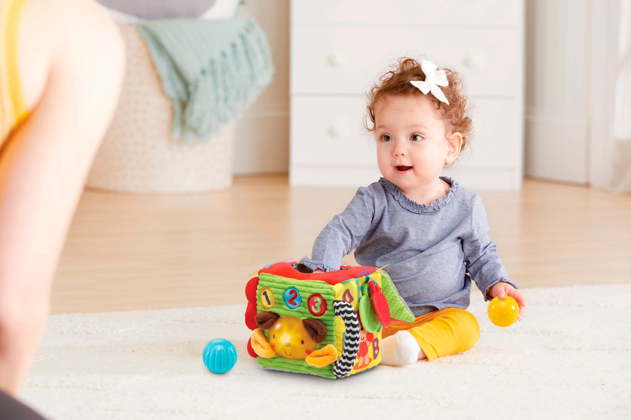 Vtech® Lernspielzeug »1-2-3 Kuschelwürfel«