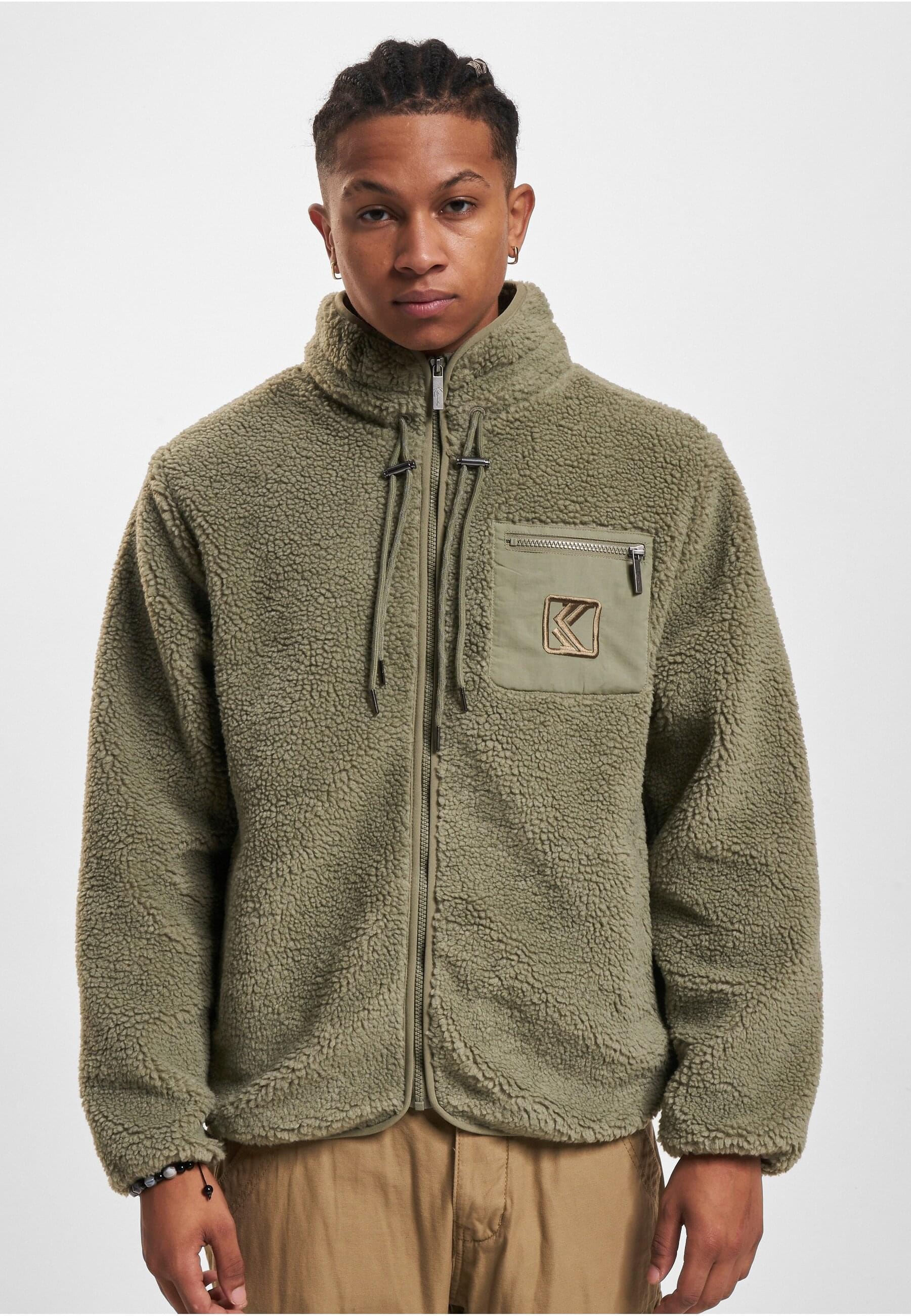 Karl Kani Winterjacke »Karl Kani Herren KM234-007-2 KK OG Teddy Trackjacket« 1 Stk. tlg. ohne Kapuze