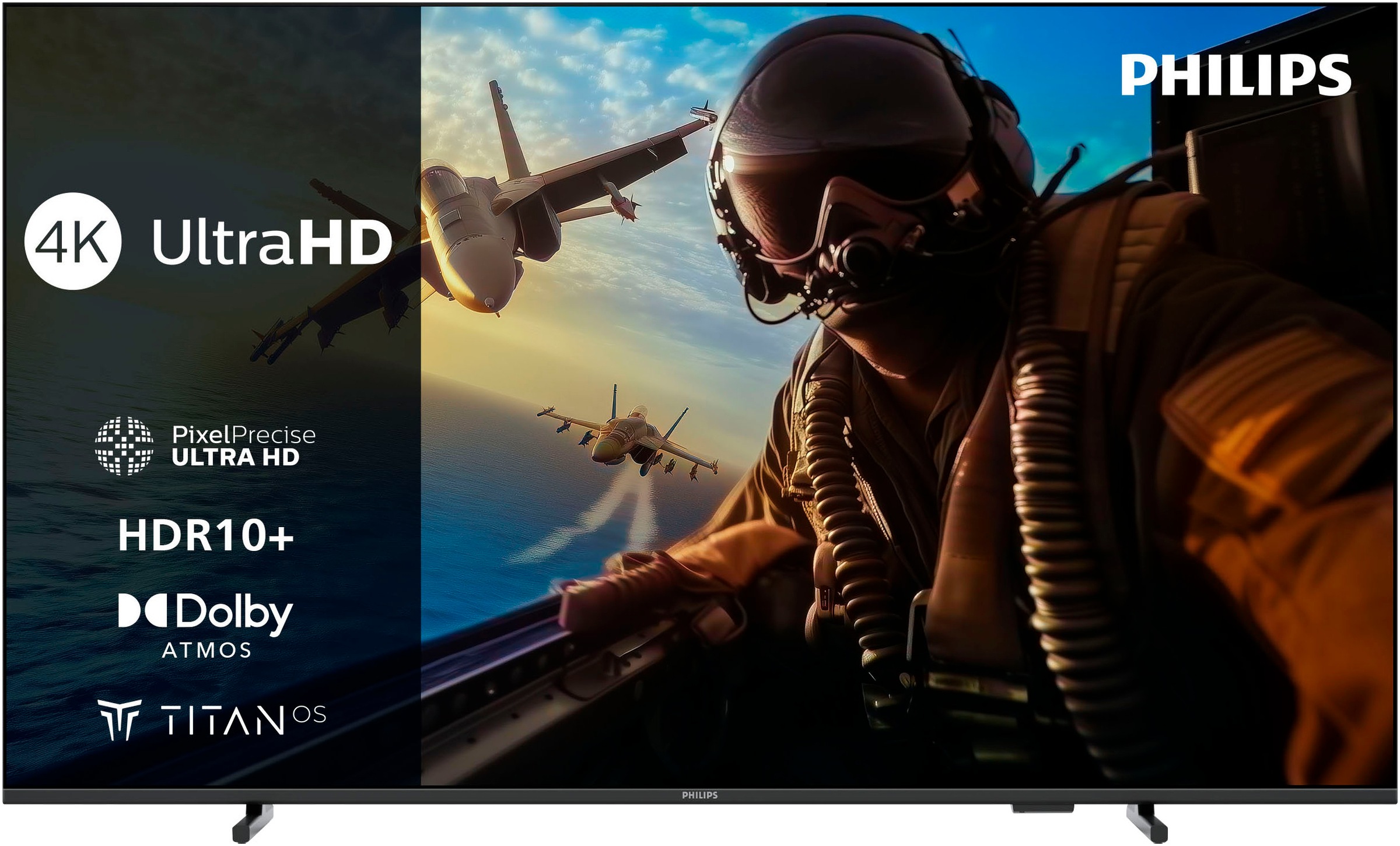 PHILIPS LED-Fernseher »50PUS7000/12« 126 cm/50 Smart-TV schwarz Bereit für Spielespaß