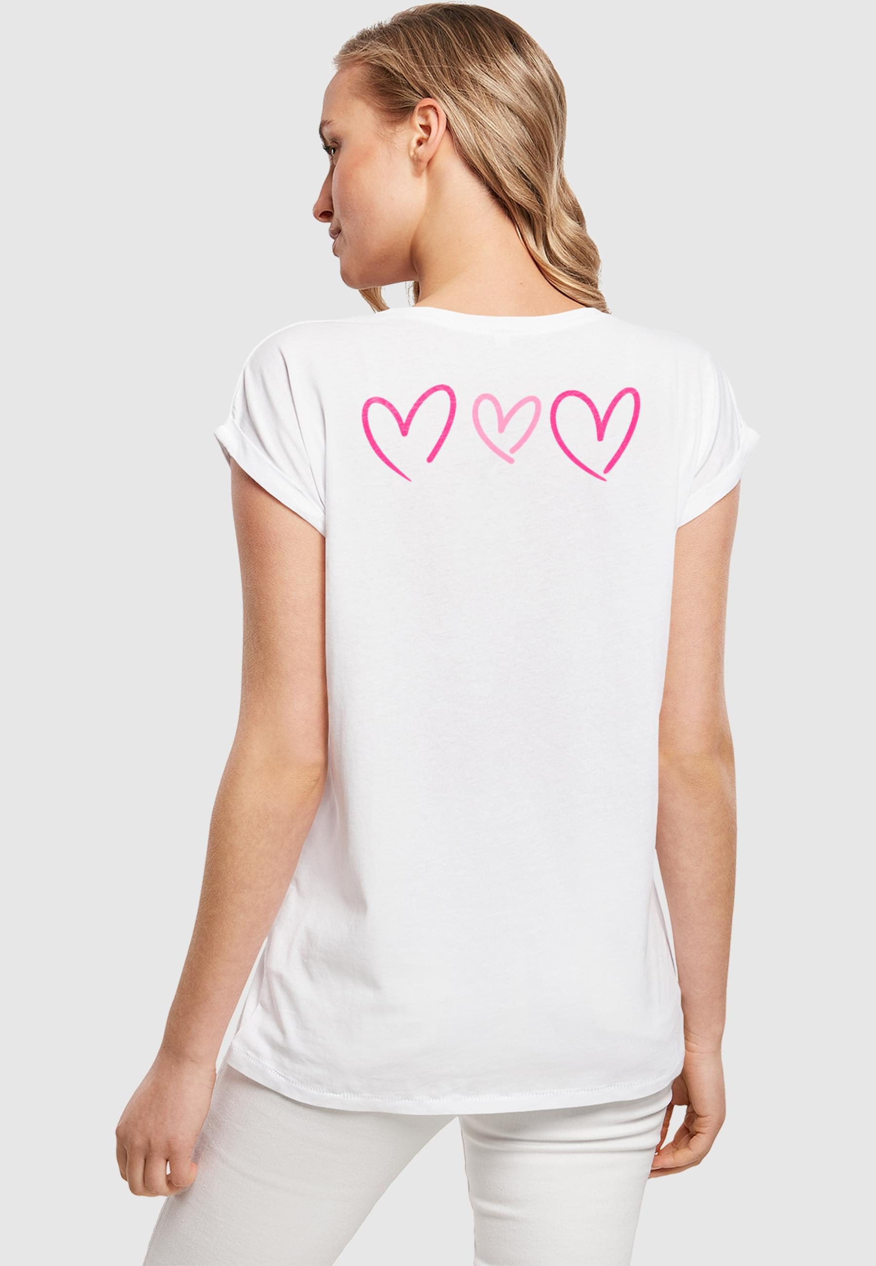 Miss Tee T-Shirt »Miss Tee Always Trust Your Heart Ladies Extended Shoulder Tee« 1 Stk. tlg.