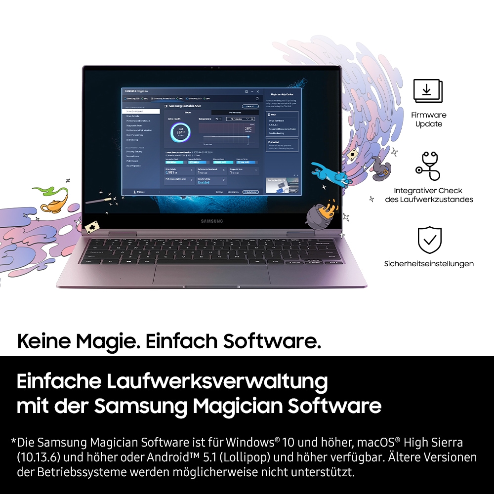 Samsung SSD-Festplatte »Portable SSD T7« 2 TB