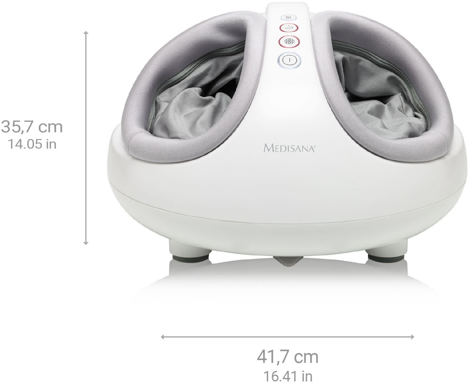 Medisana Fußmassagegerät »FM 888«, Shiatsu-Massage, Kompressionsmassage, komfortabel bis Schuhgröße 46