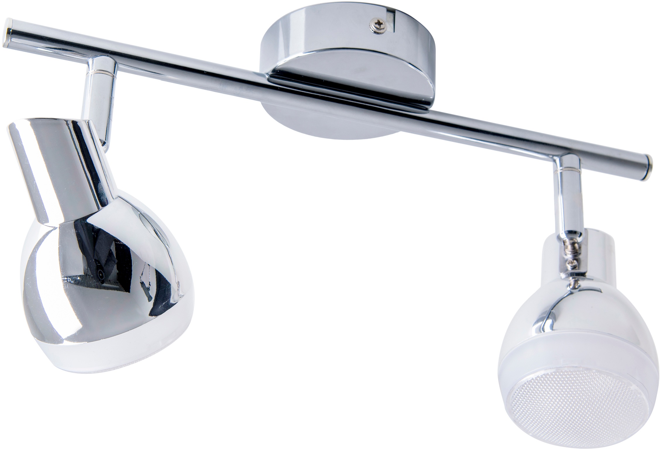 näve LED Deckenleuchte »Chromey«, 2 flammig, Leuchtmittel LED-Board   LED f günstig online kaufen