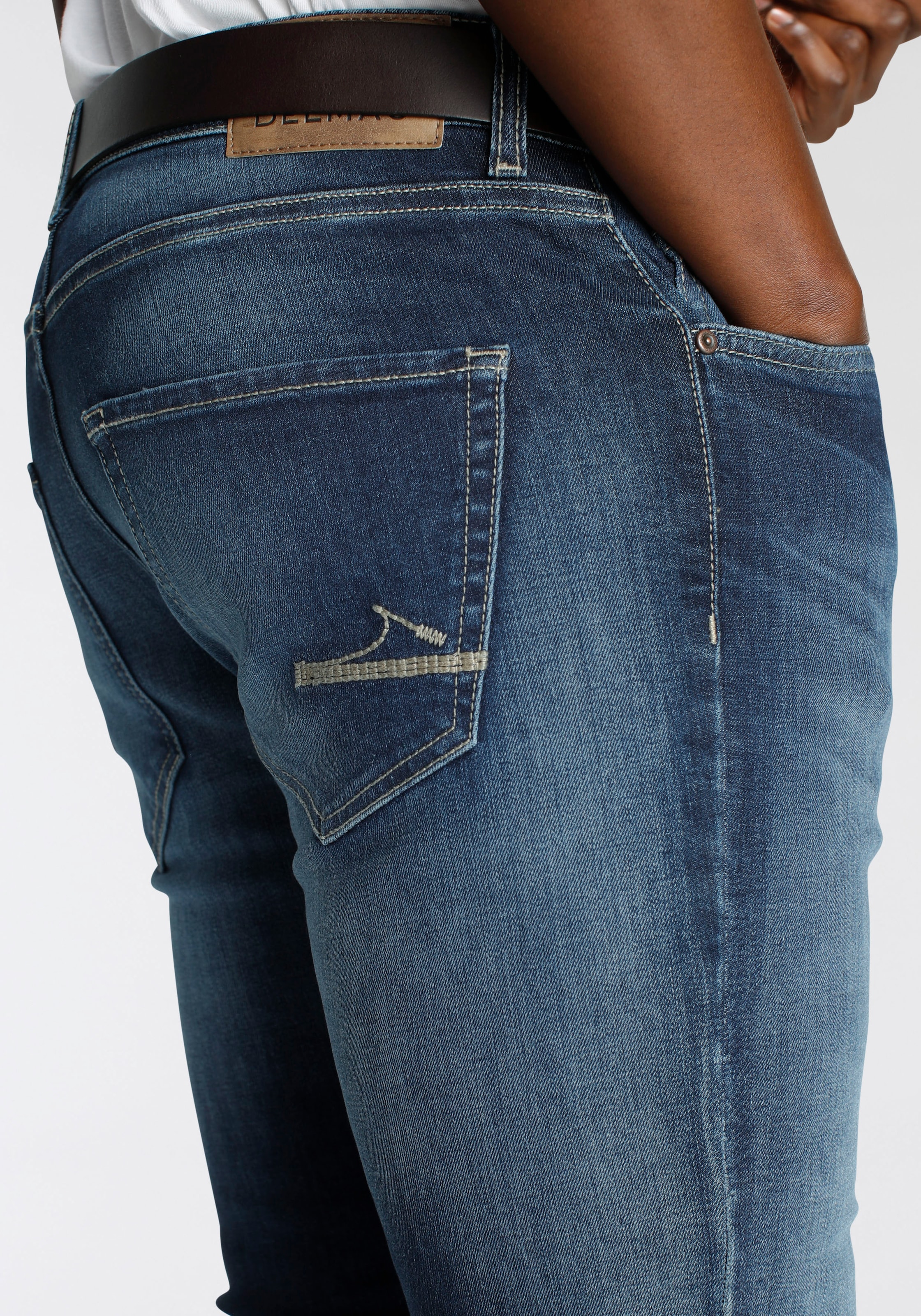 DELMAO Stretch-Jeans NEUE Online-Shop kaufen MARKE! - Innenverarbeitung mit »\