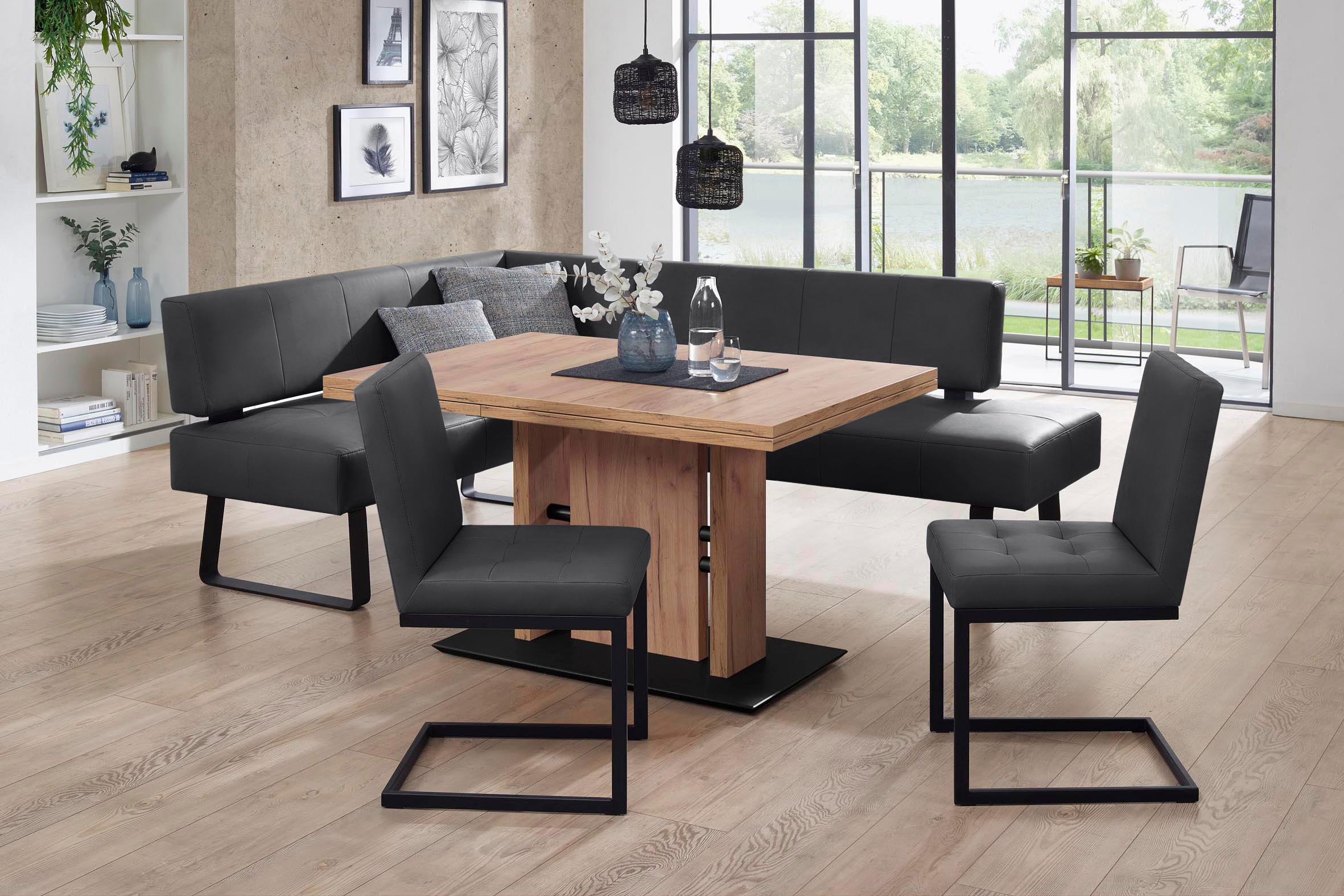 K+W Komfort & Wohnen Essgruppe »Spider II«, (4 tlg.), langer Schenkel wahwe günstig online kaufen